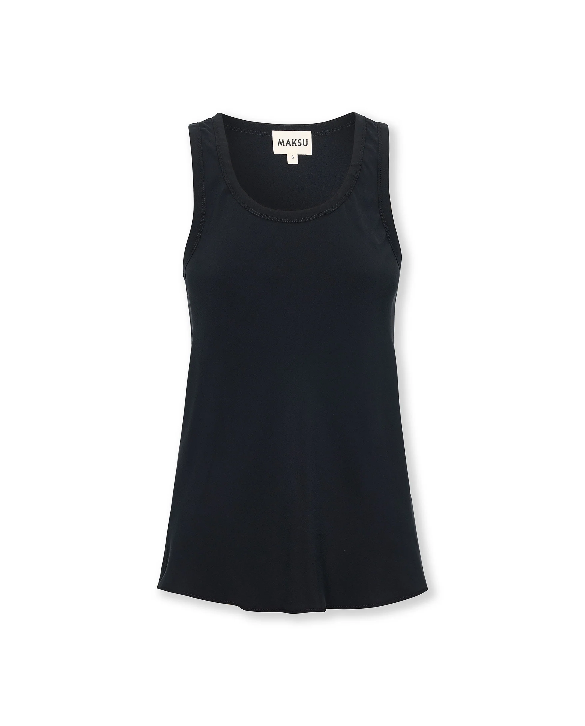 BERTA | Black Sleeveless Top - Image 4