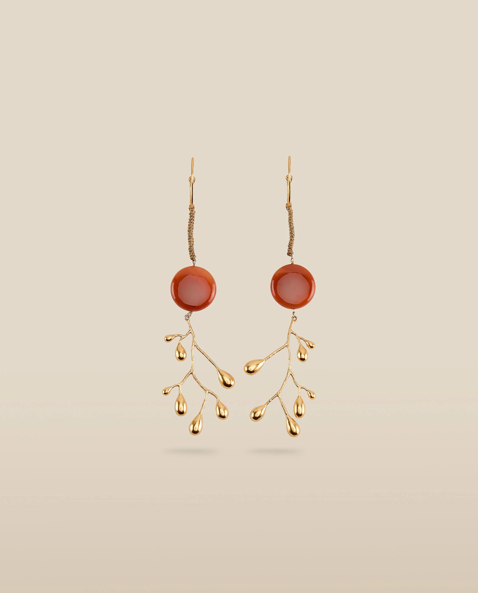 BRANCHEEN | Gold-Plated Drop Earrings - Image 3