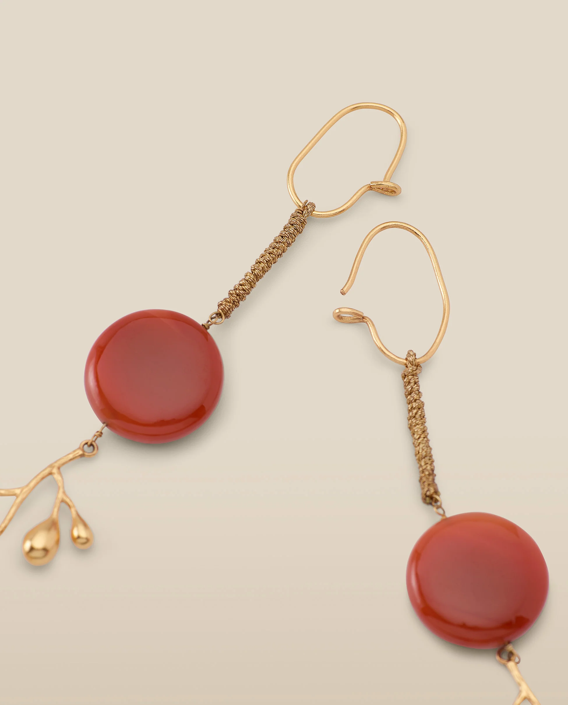 BRANCHEEN | Gold-Plated Drop Earrings - Image 5