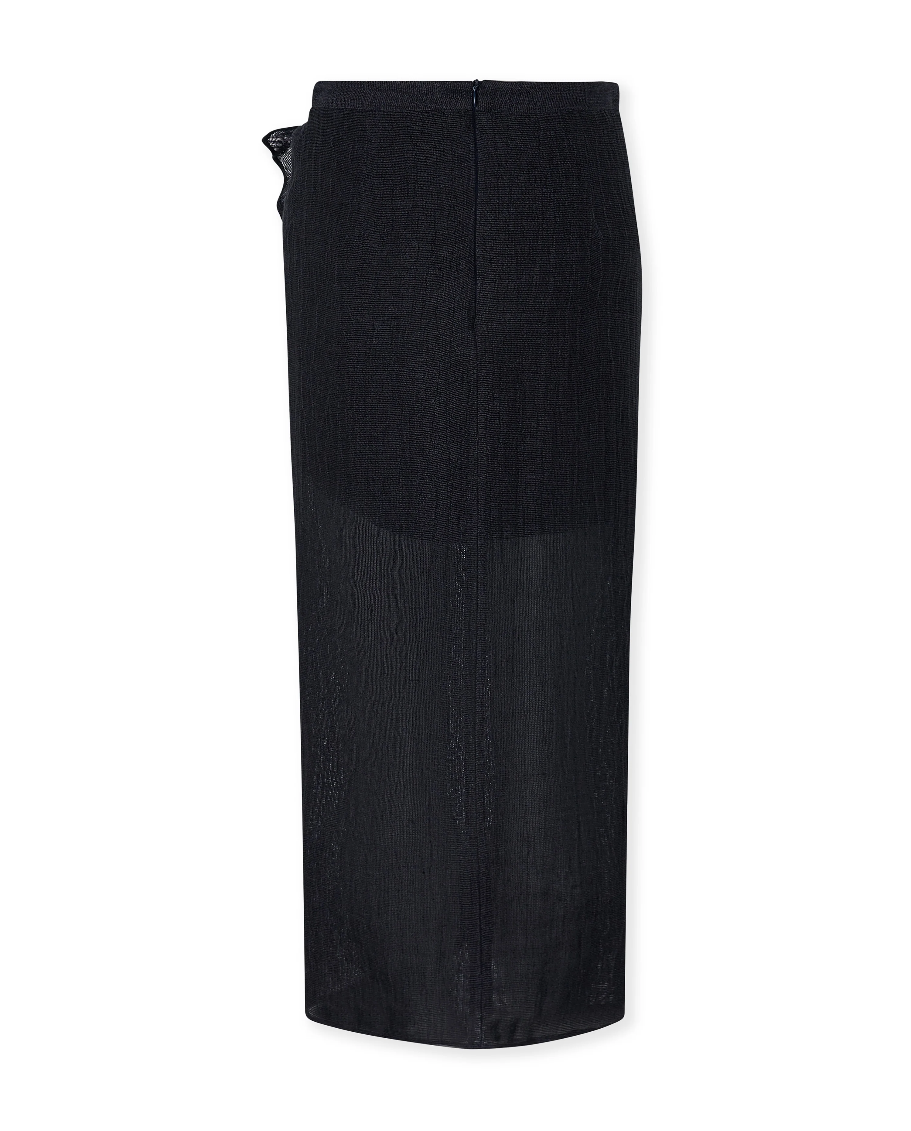 CATALINA | Black Italian Linen Skirt - Image 8