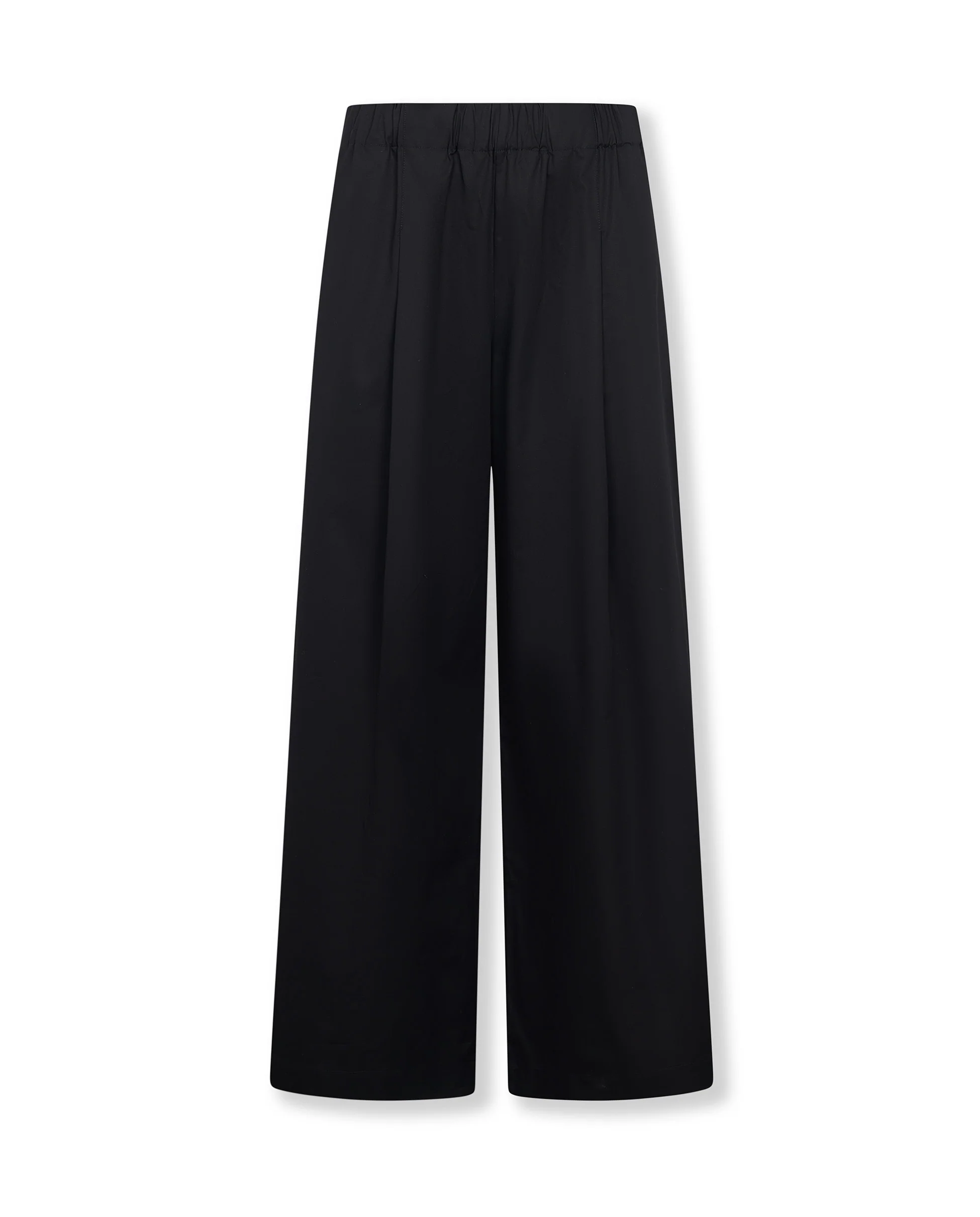 CELIA | Black Poplin Trousers - Image 7