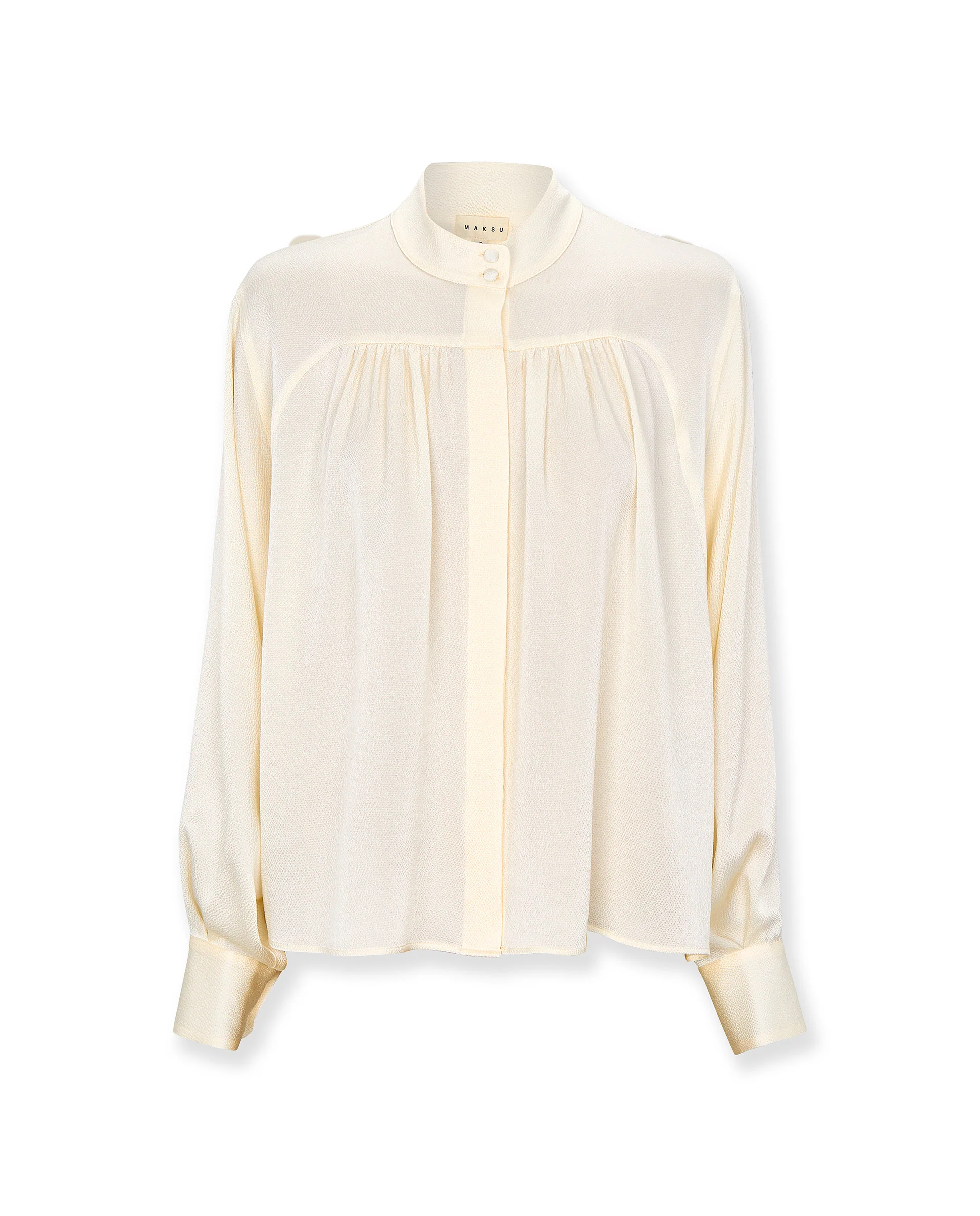 CLOE | Ecru Silk Blouse - Image 4
