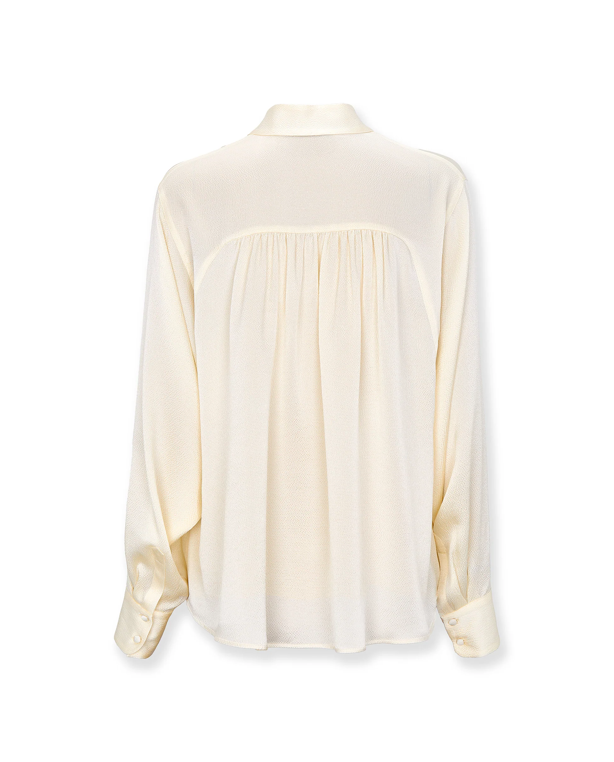CLOE | Ecru Silk Blouse - Image 5