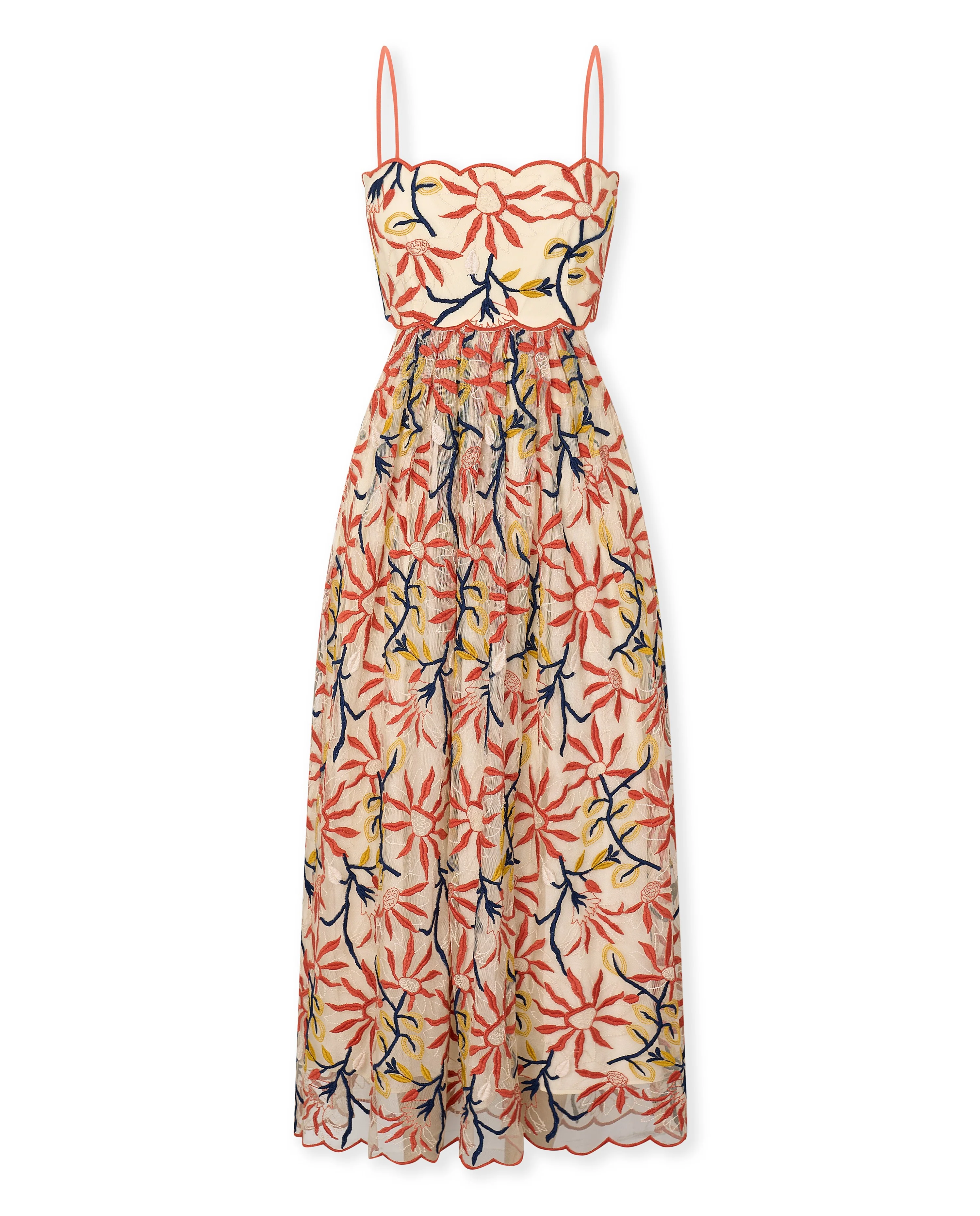 EMMA | Midi Dress with Artisanal Embroidery - Image 6