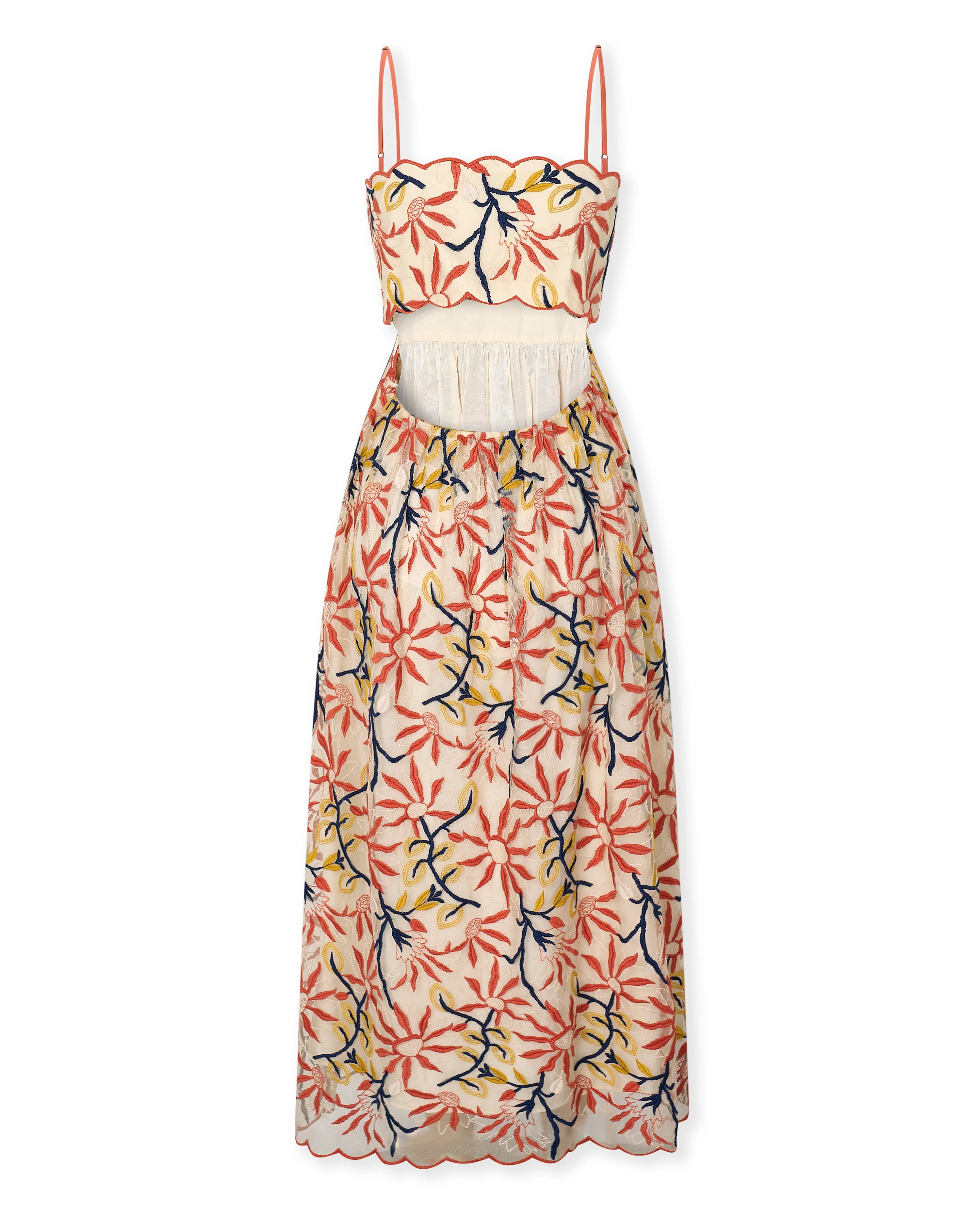 EMMA | Midi Dress with Artisanal Embroidery - Image 7