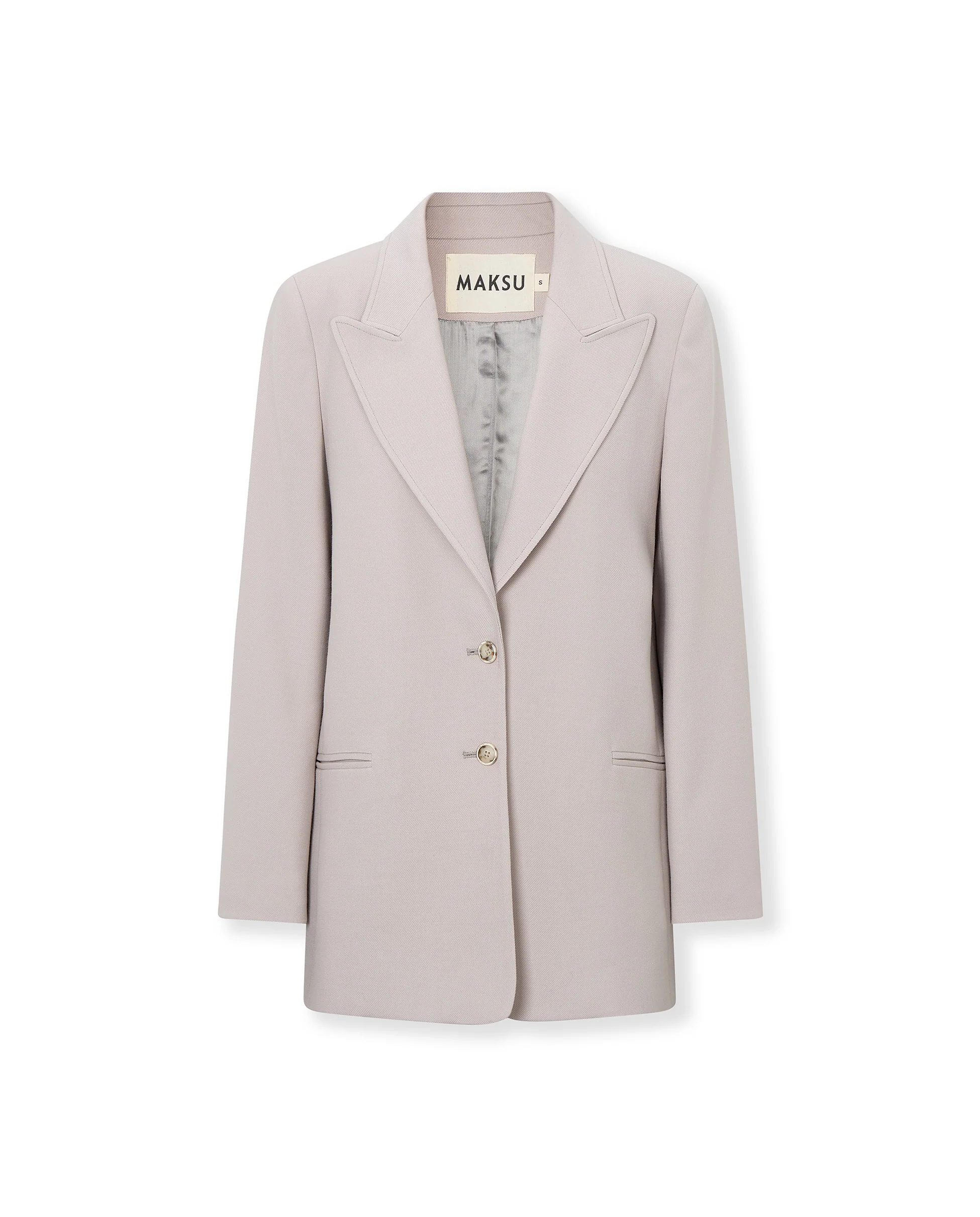 Florence | Tailored Beige Wool-Blend Blazer - Image 5