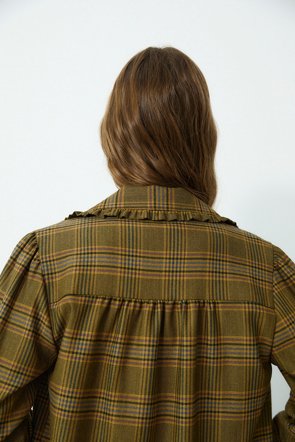 FRANCINE | Mustard Check Jacket - Image 6