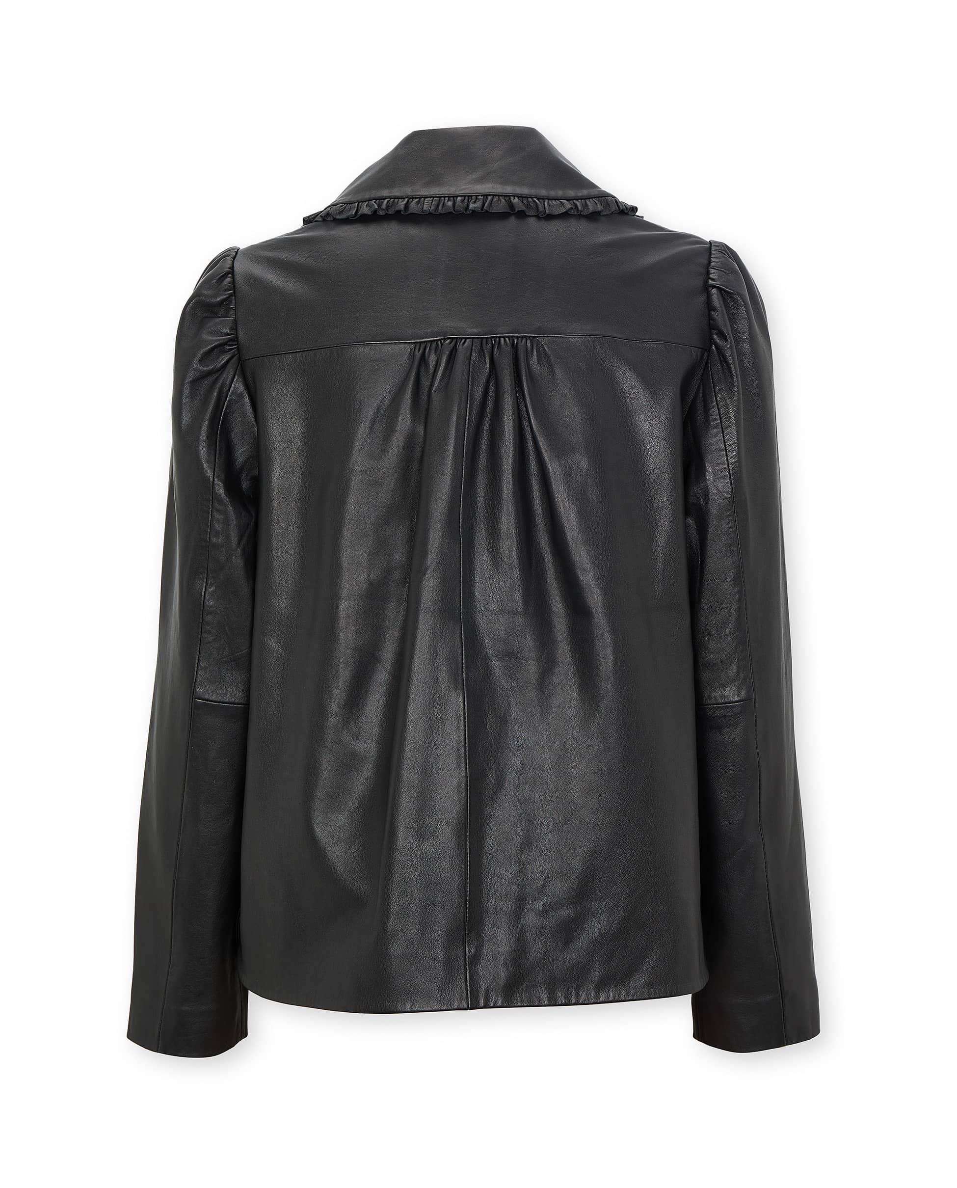 FRANCINE | Black leather jacket - Image 5