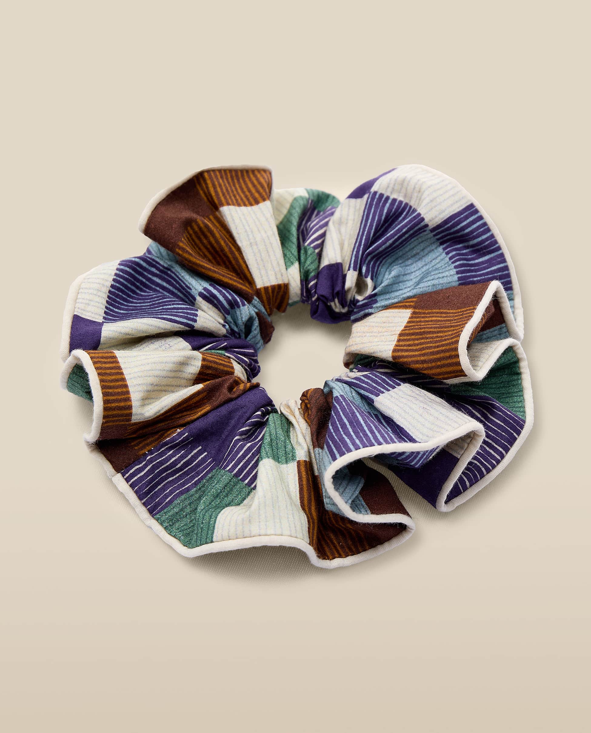 Geometric Print Scrunchie - Image 2