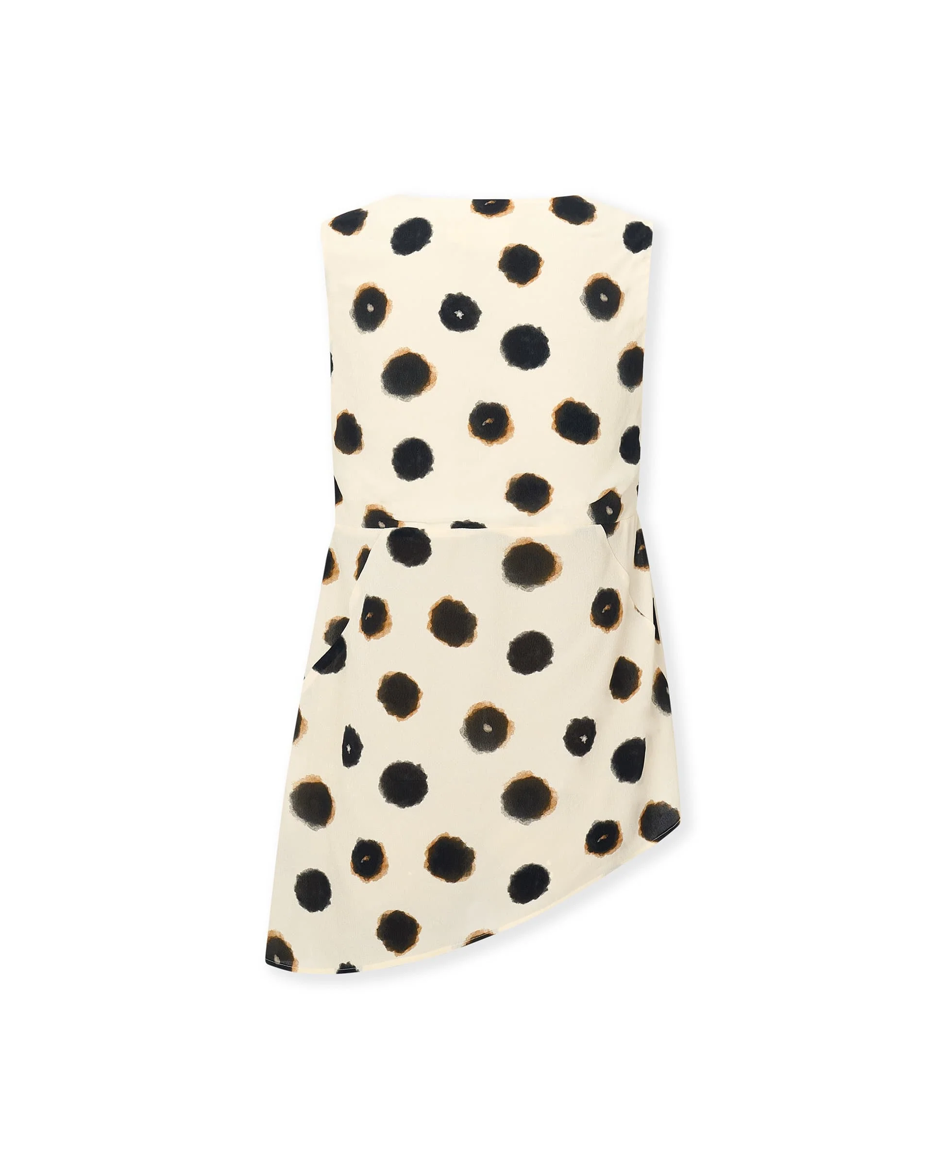 GINEVRA | Ecru Ink Spot Print Top - Image 5