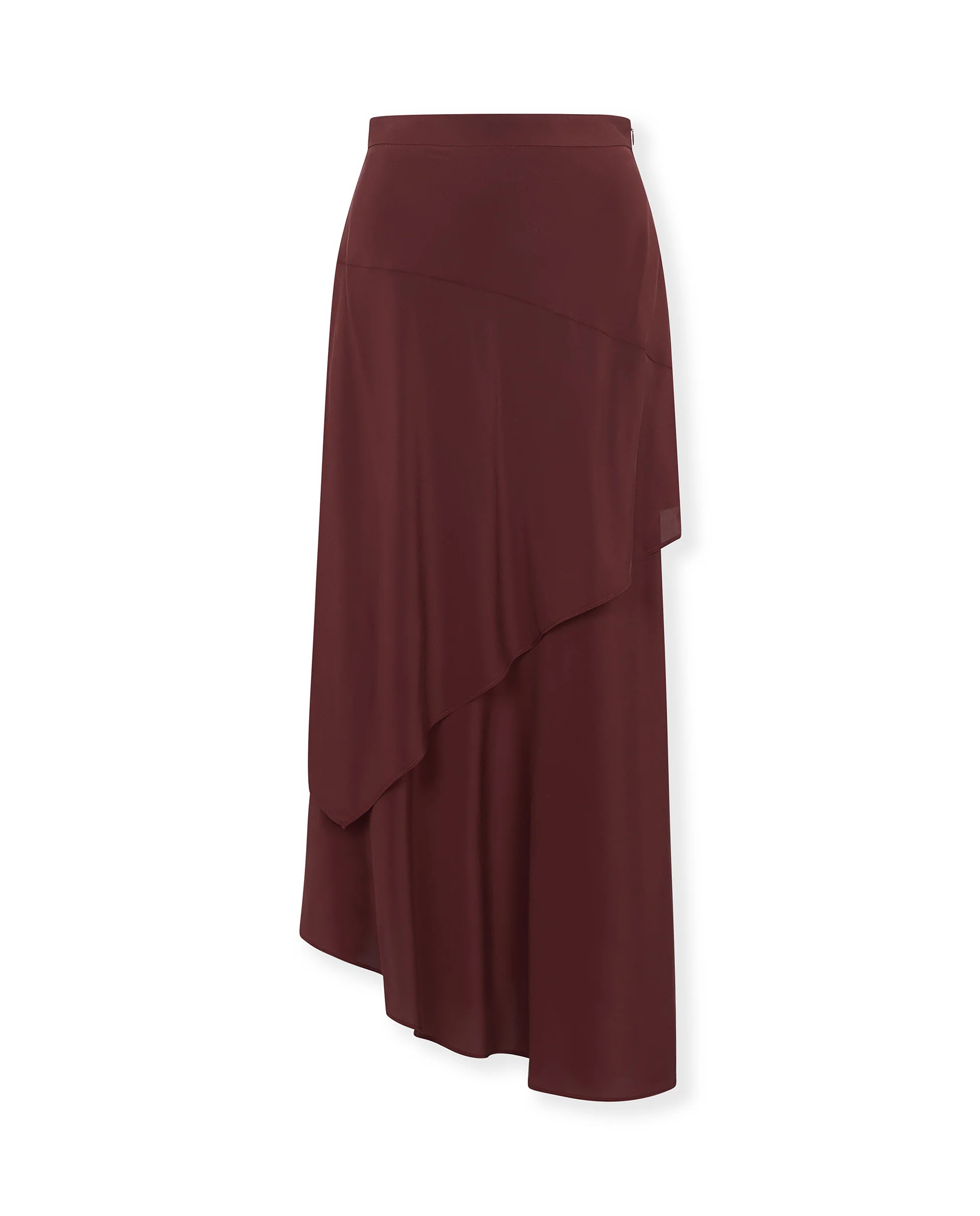 GINEVRA | Natural Silk Skirt with Fluid Drape - Image 5