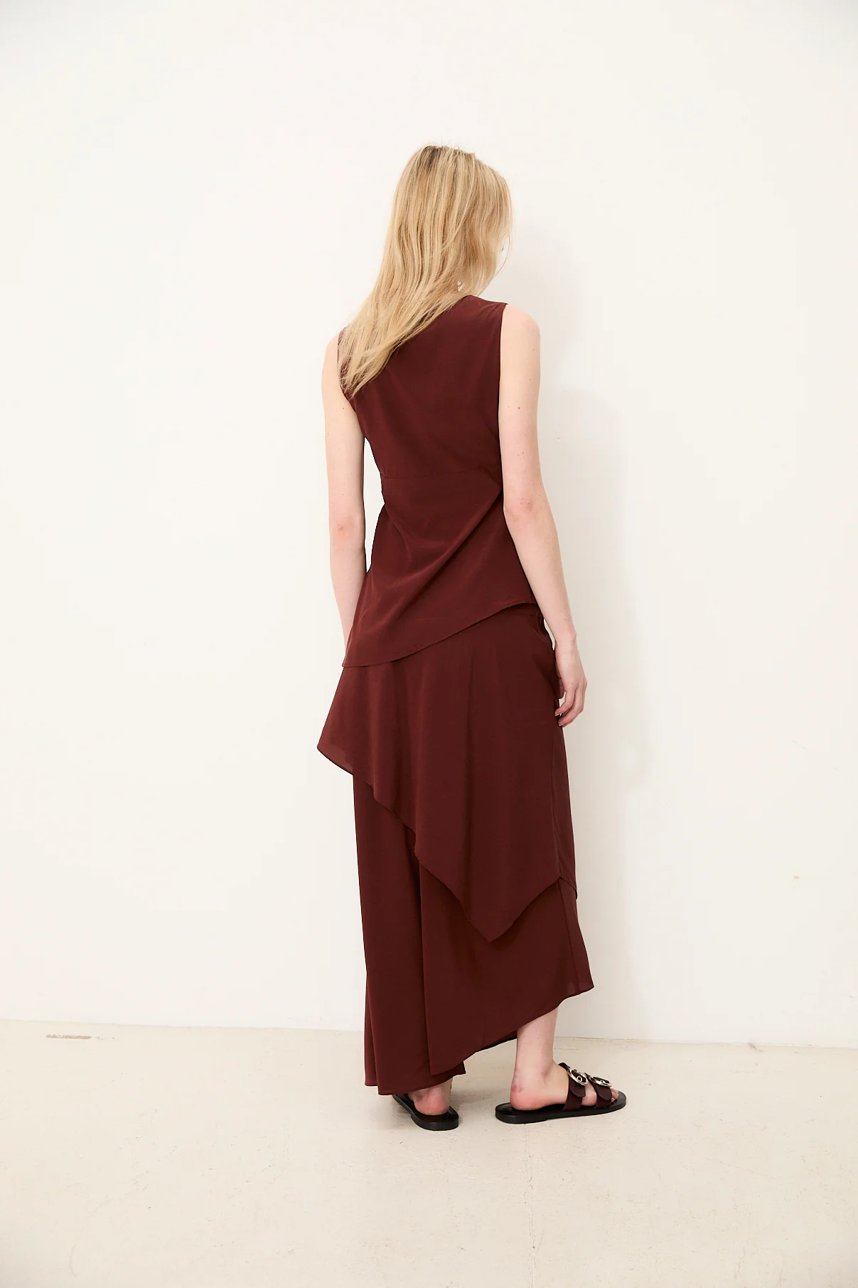 GINEVRA | Brown Asimetric Top - Image 4