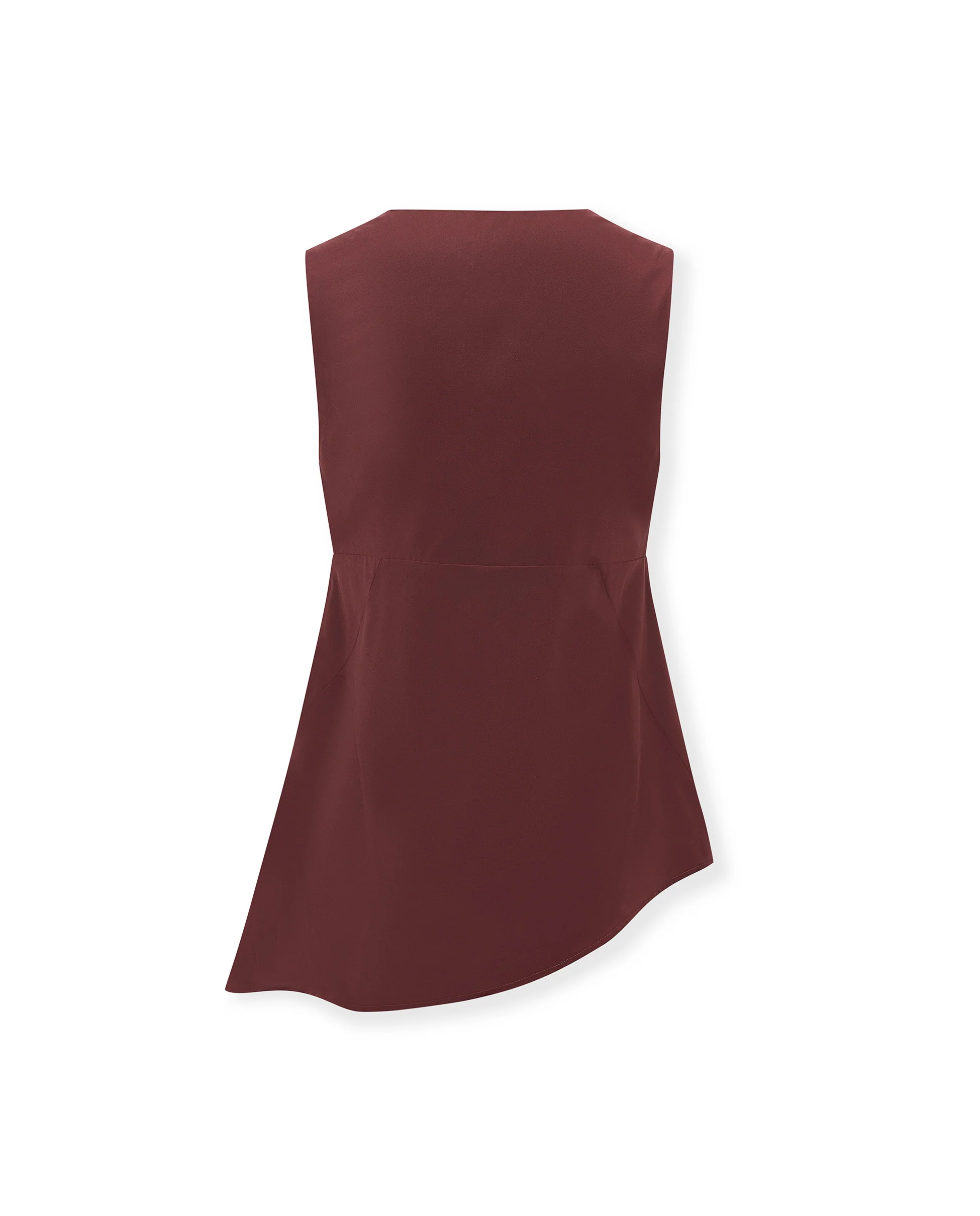 GINEVRA | Brown Asimetric Top - Image 6