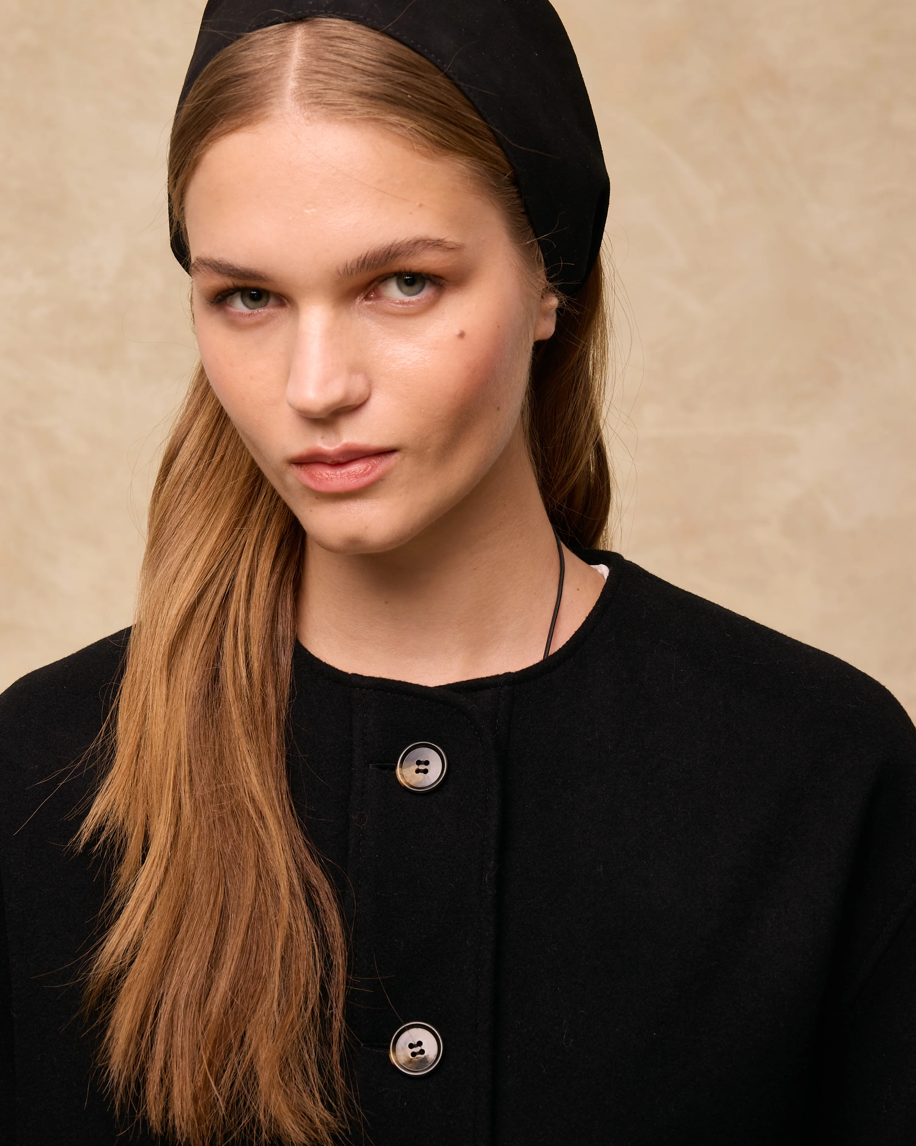 GIULIA | Black Wool Short Coat - Image 5