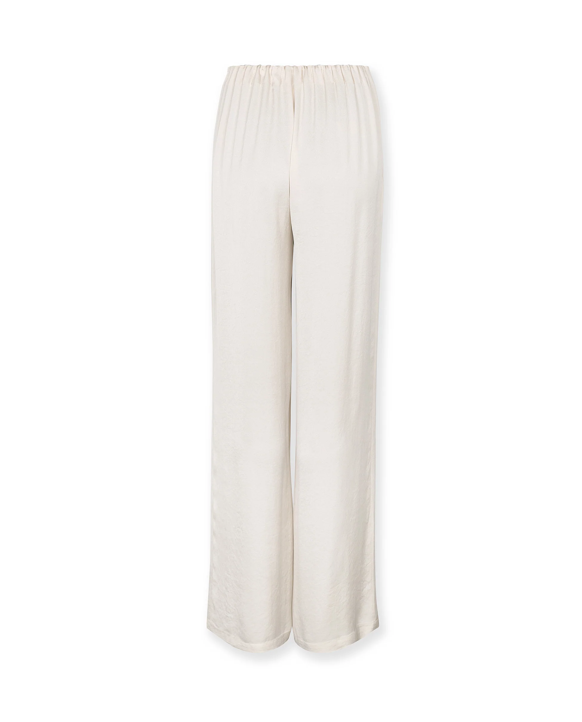 GIVERNY | Ecru Fluid Wide Leg Trousers - Image 6