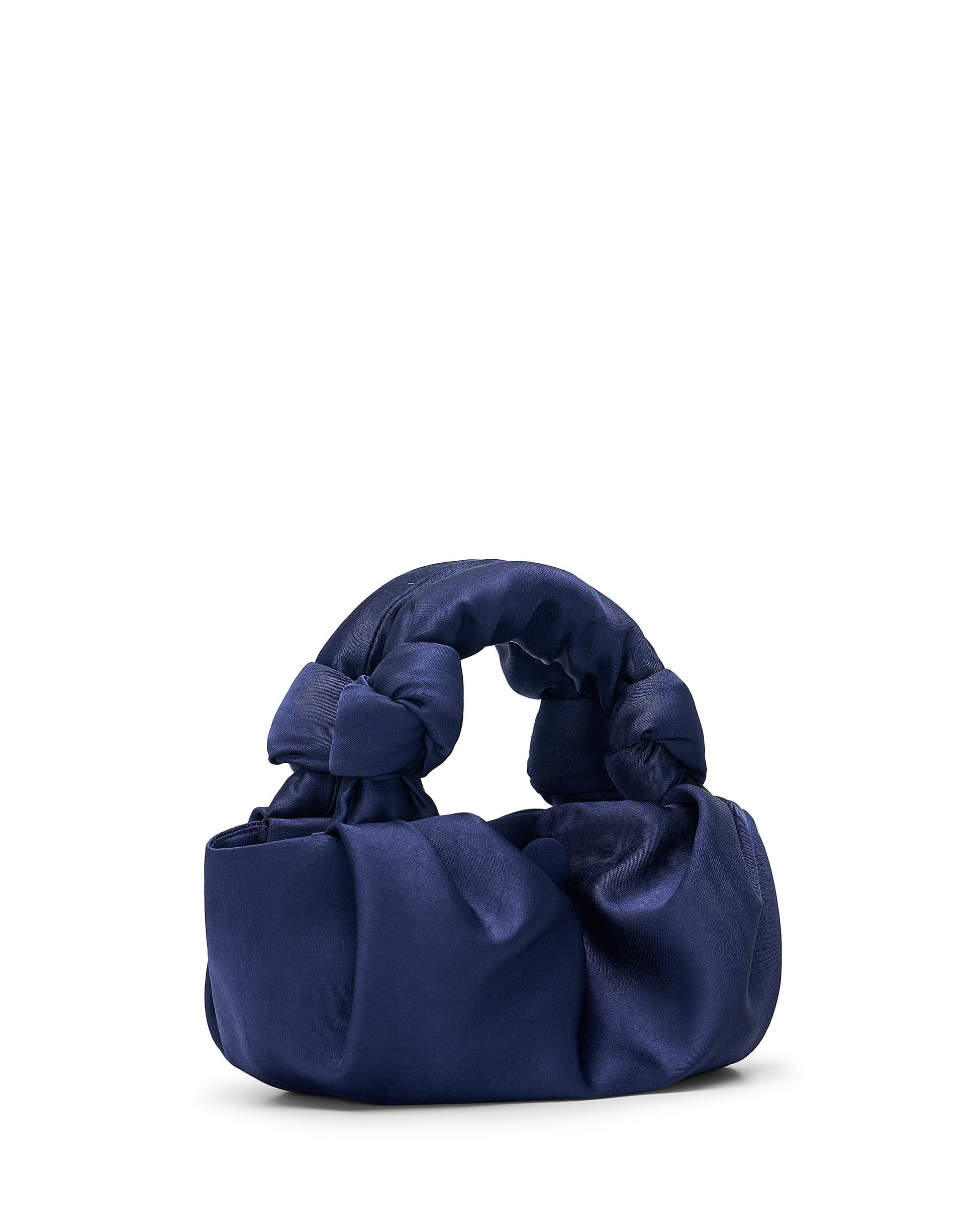 GYOSA | Dark Blue Satin Handbag - Image 3