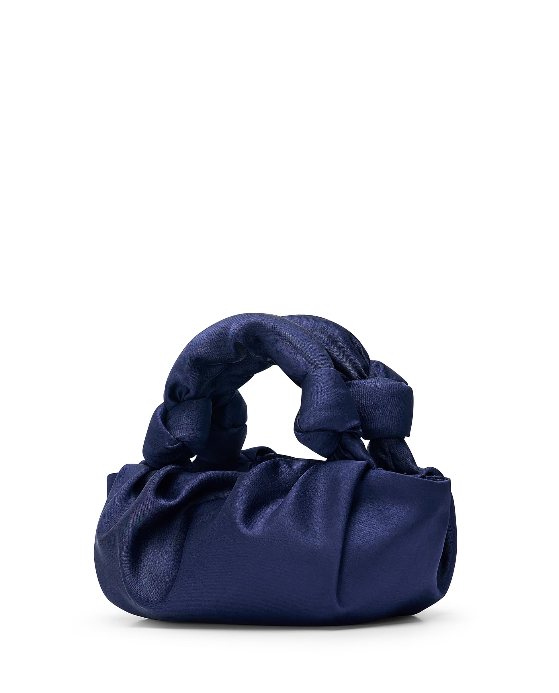 GYOSA | Dark Blue Satin Handbag - Image 4