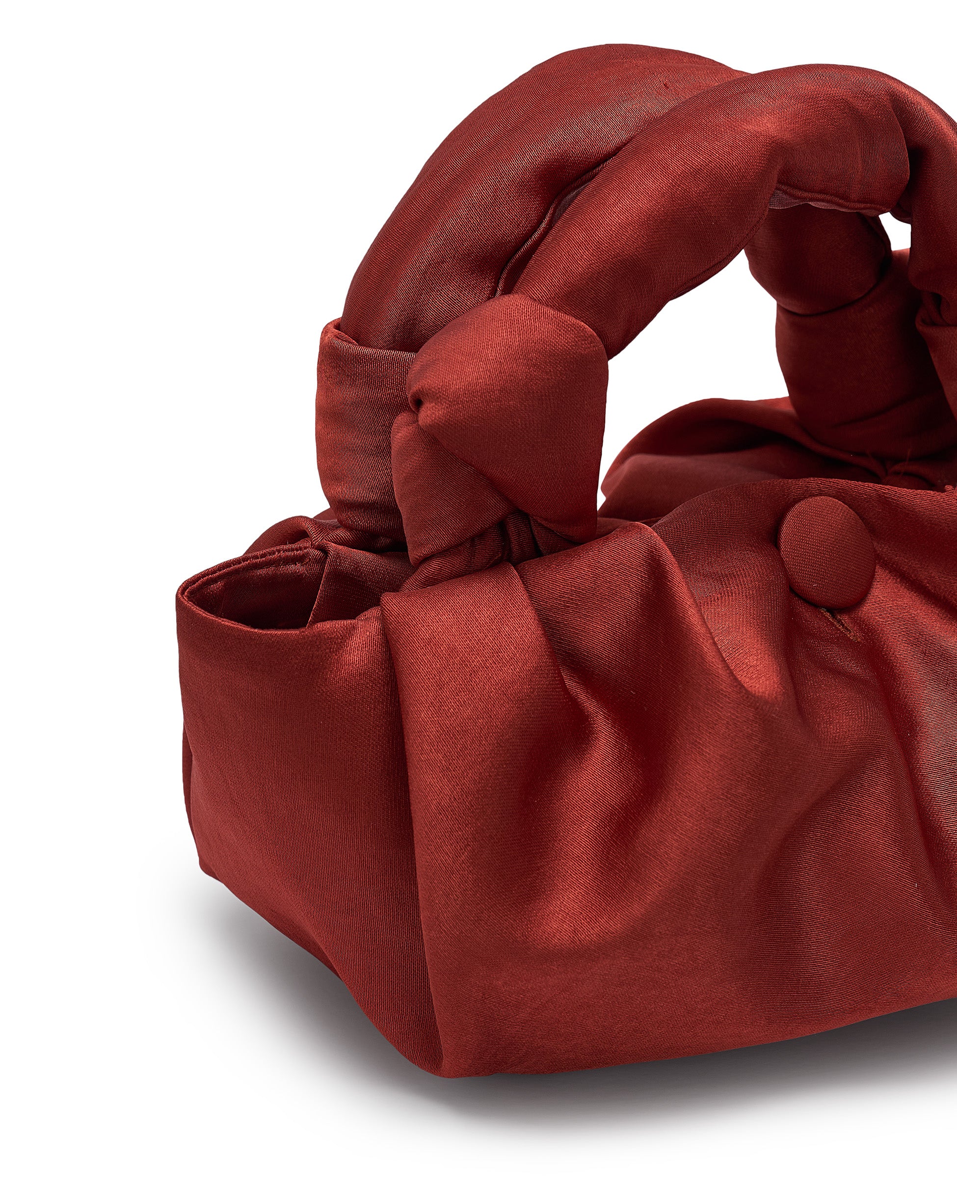 GYOSA | Red Satin Handbag - Image 4