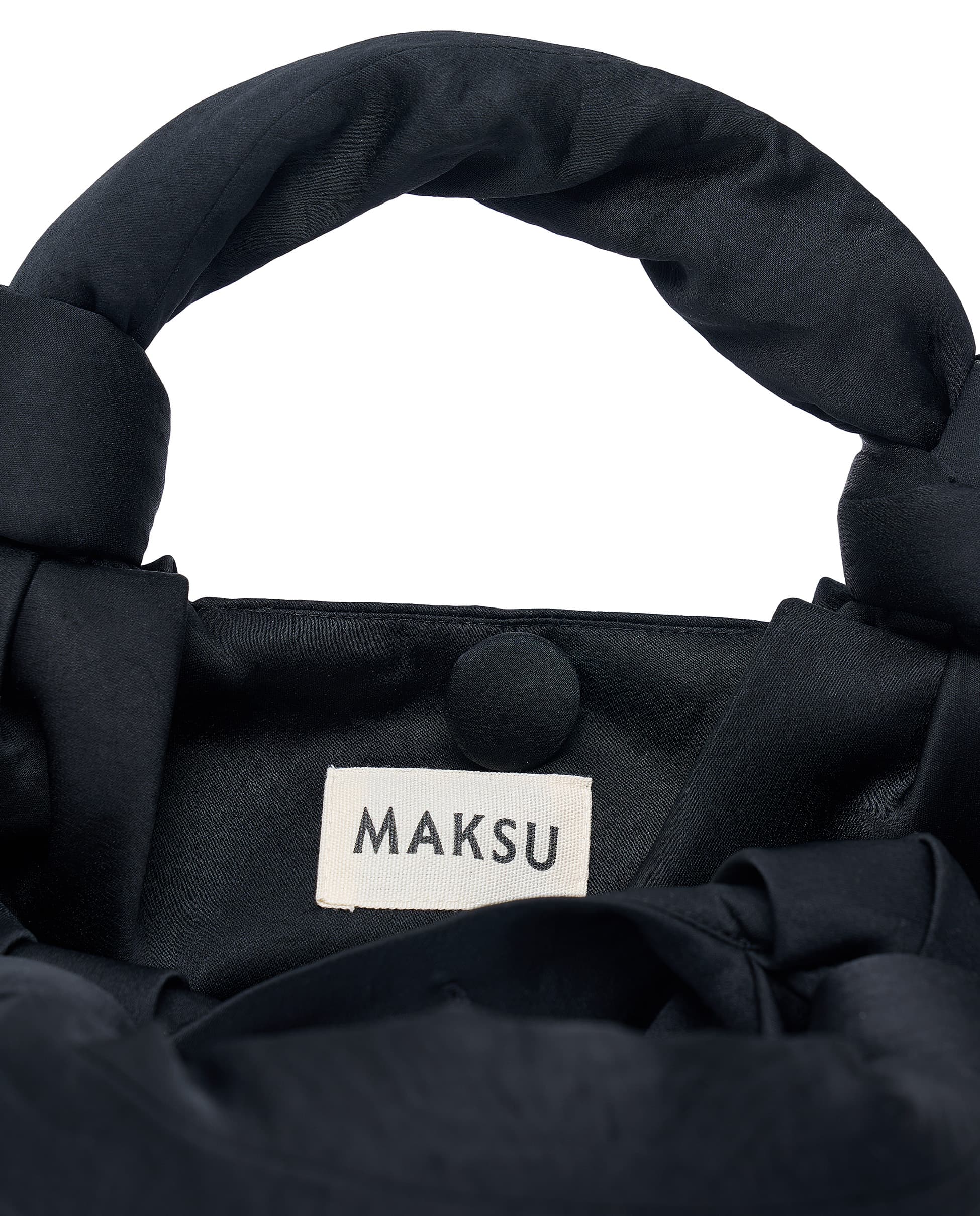 GYOSA | Black Satin Handbag - Image 5