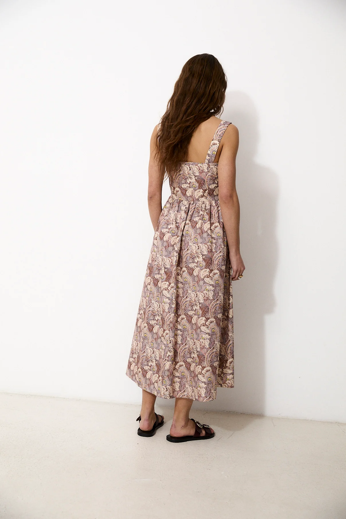 HANA | 100% Liberty Cotton Midi Dress - Image 4