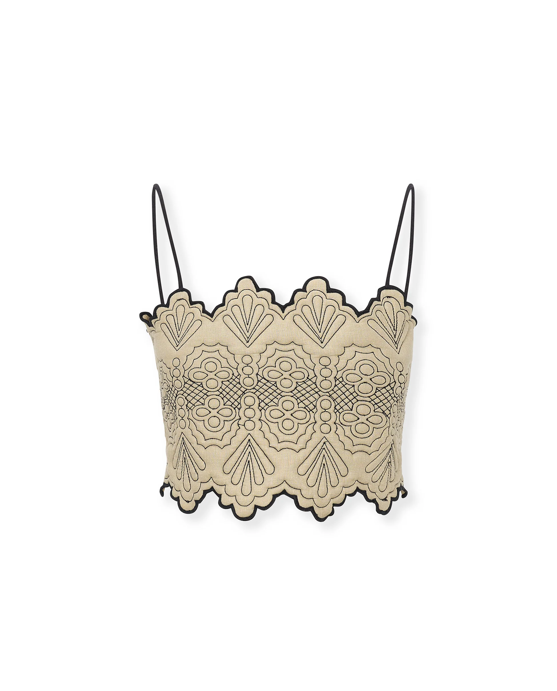 ISHANI | Ecru 100% Linen Top - Image 6