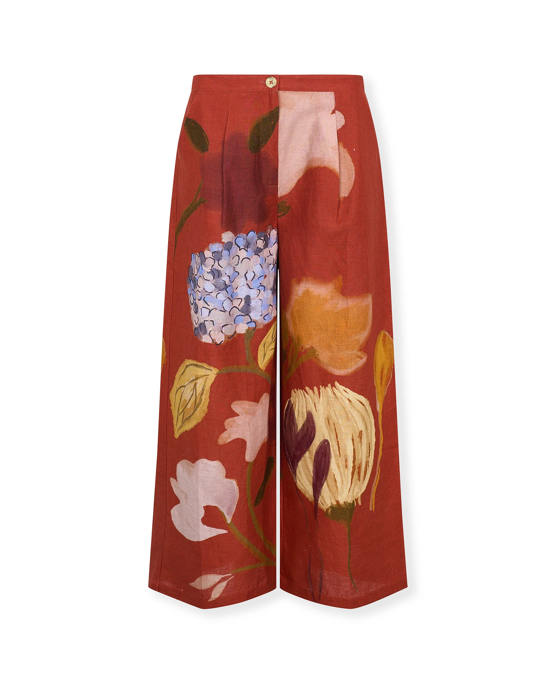 JUNA | 100% Linen High-Waisted Trousers - Image 5