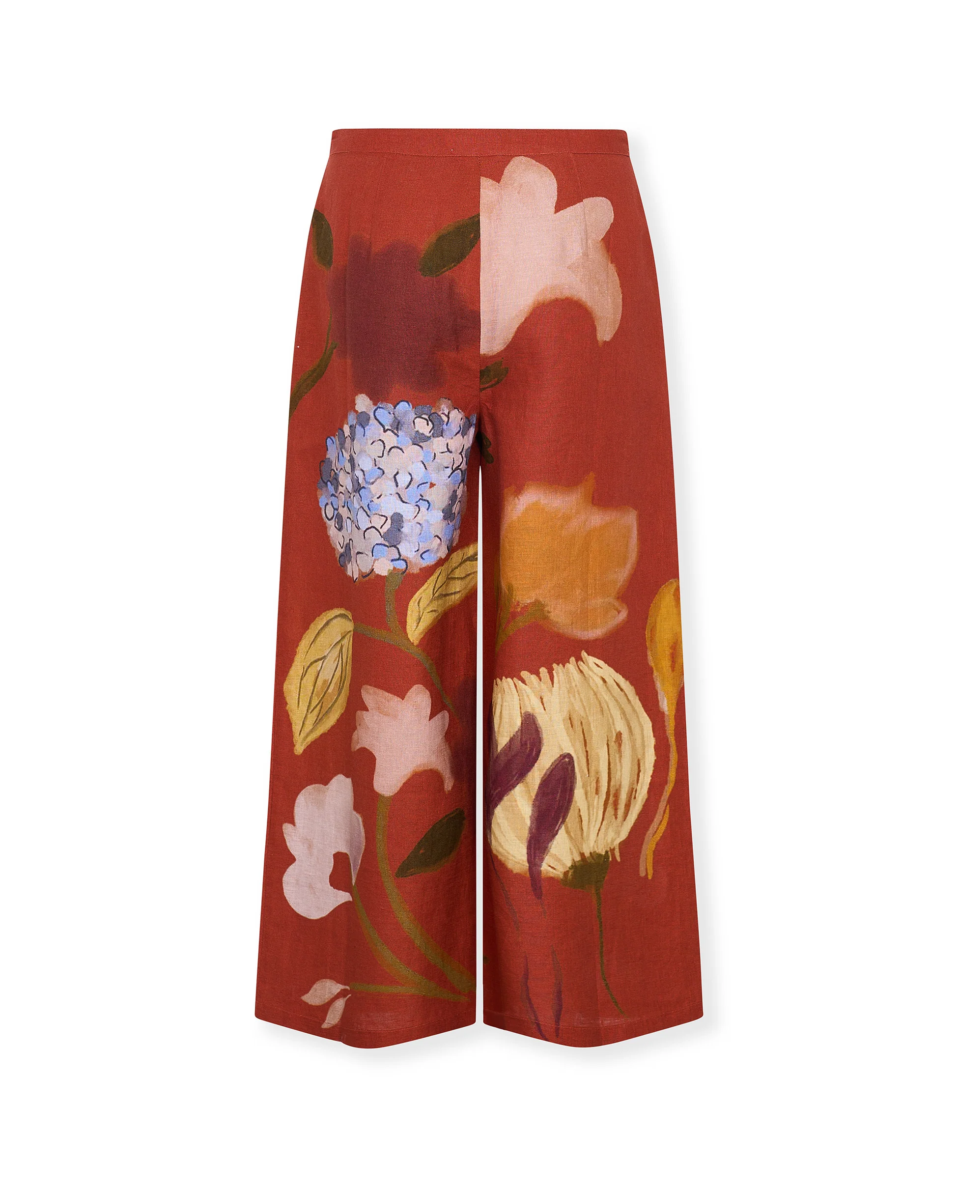 JUNA | 100% Linen High-Waisted Trousers - Image 6