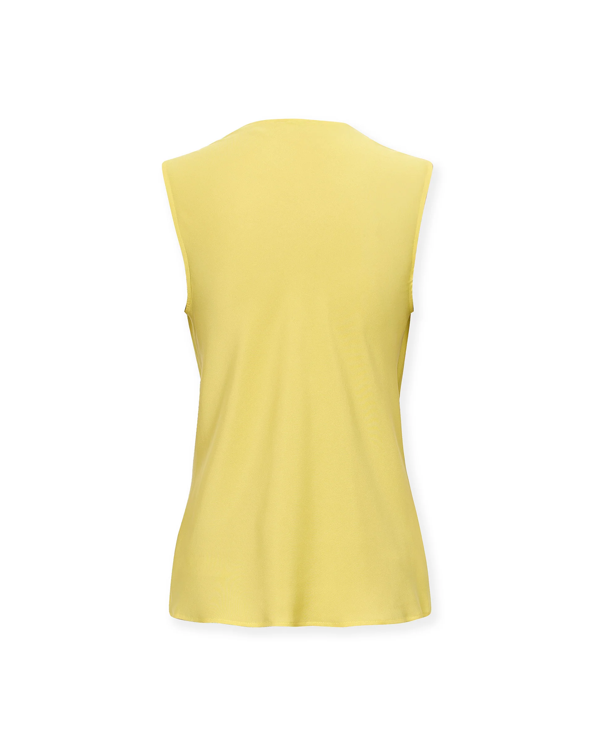 LEOPOLDA | 100% Silk Yellow Top - Image 8