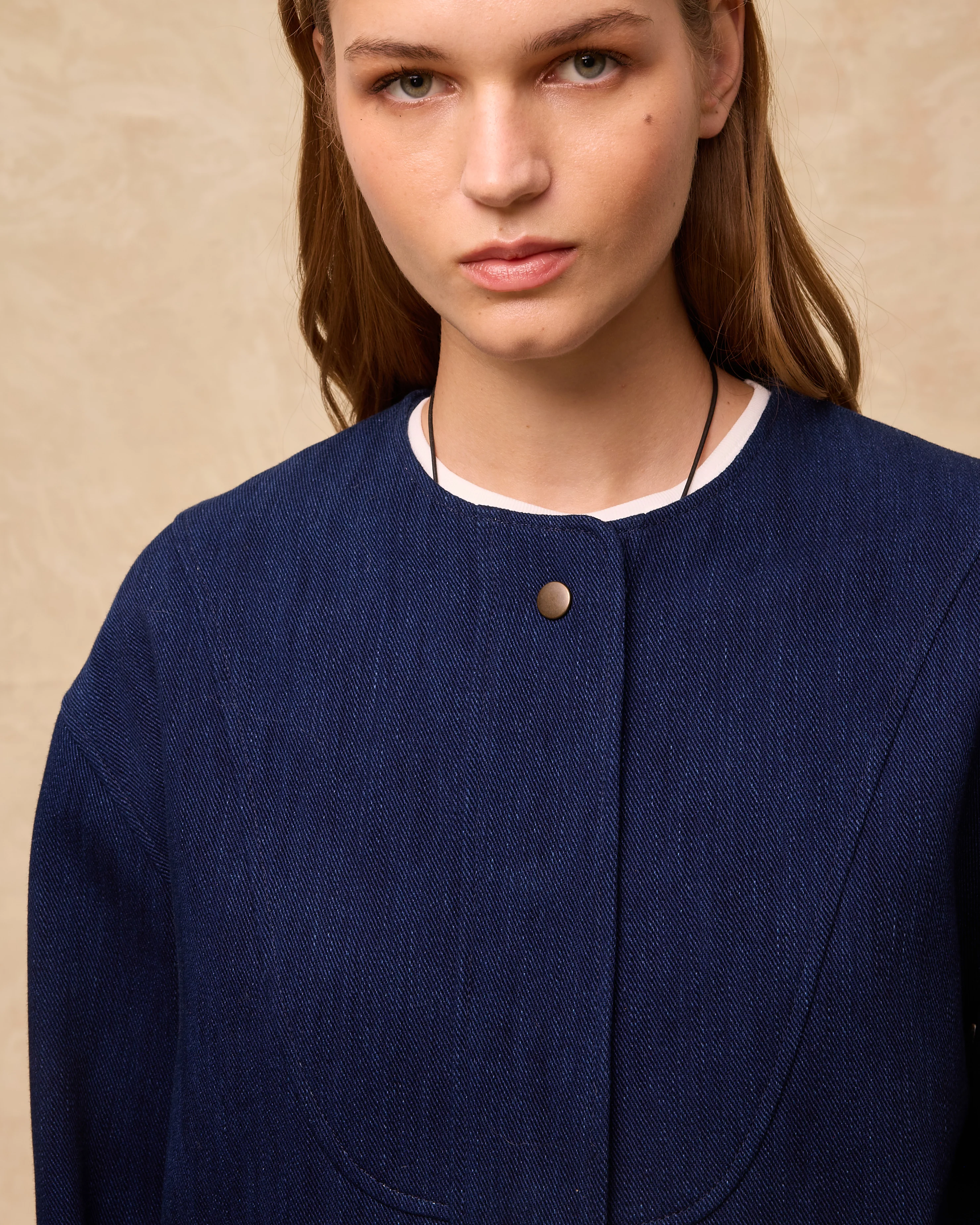 LEVI | Indigo Blue Cotton Jacket - Image 3