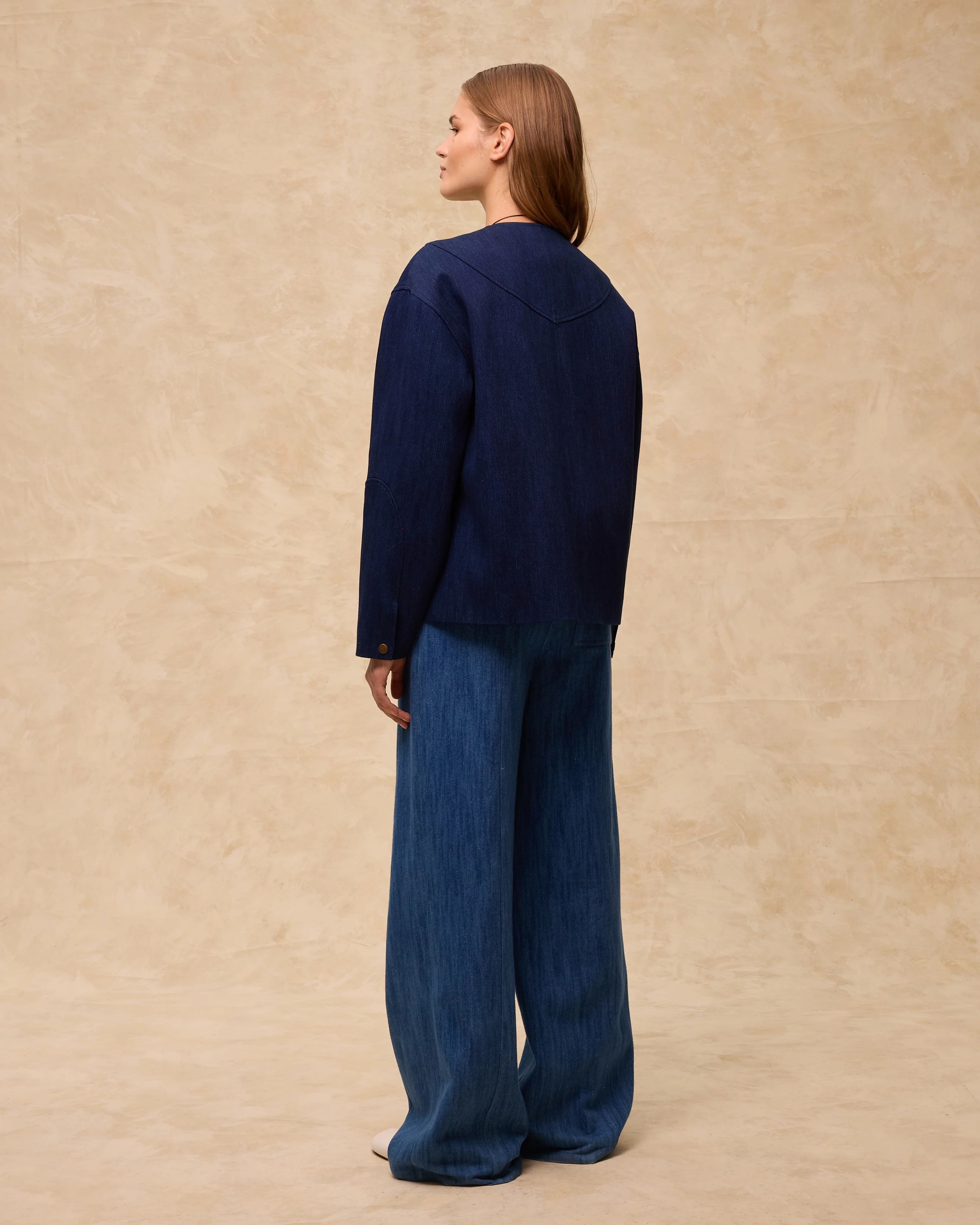 LEVI | Indigo Blue Cotton Jacket - Image 5