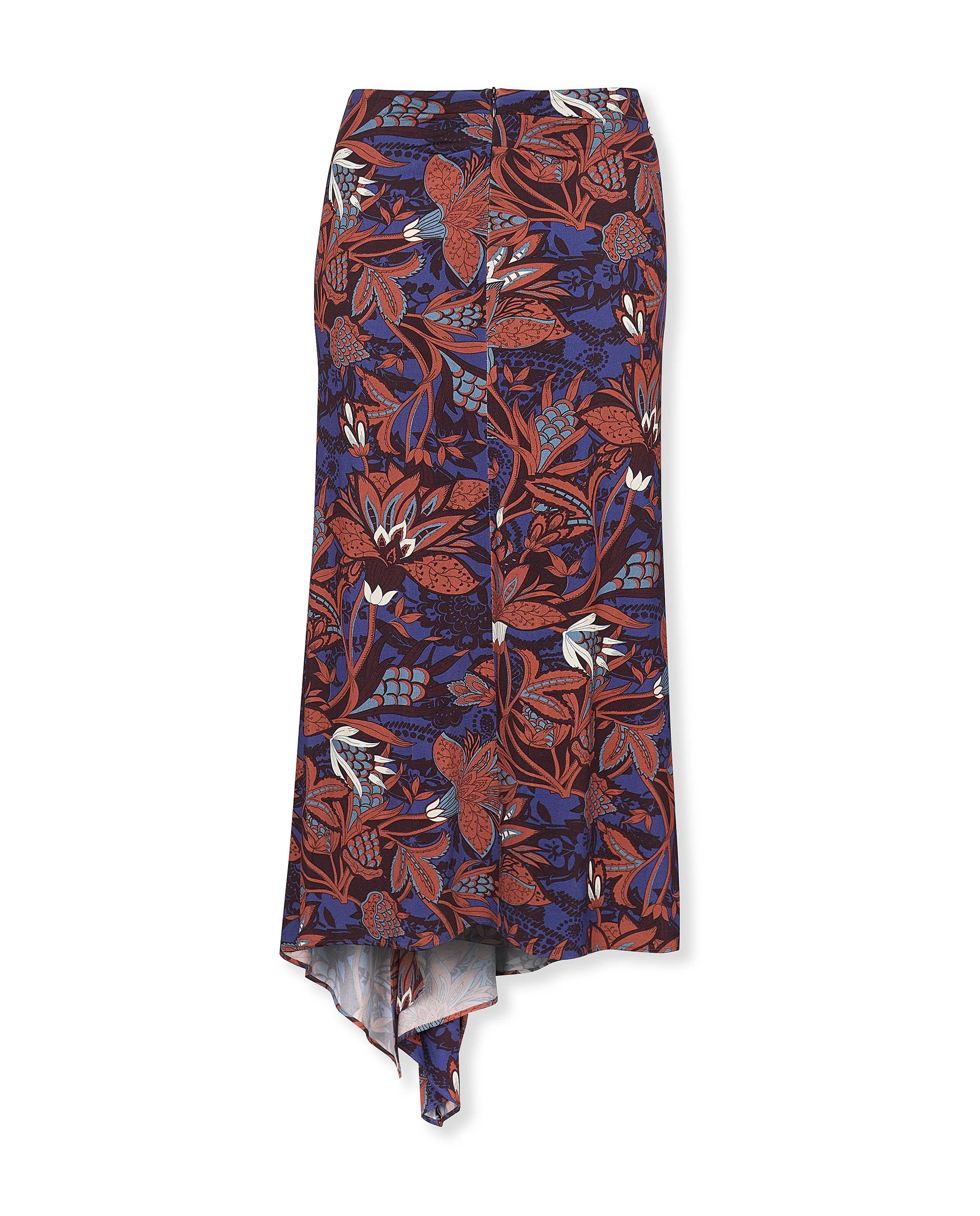 LUCY | Brown Printed Midi Skirt - Image 6