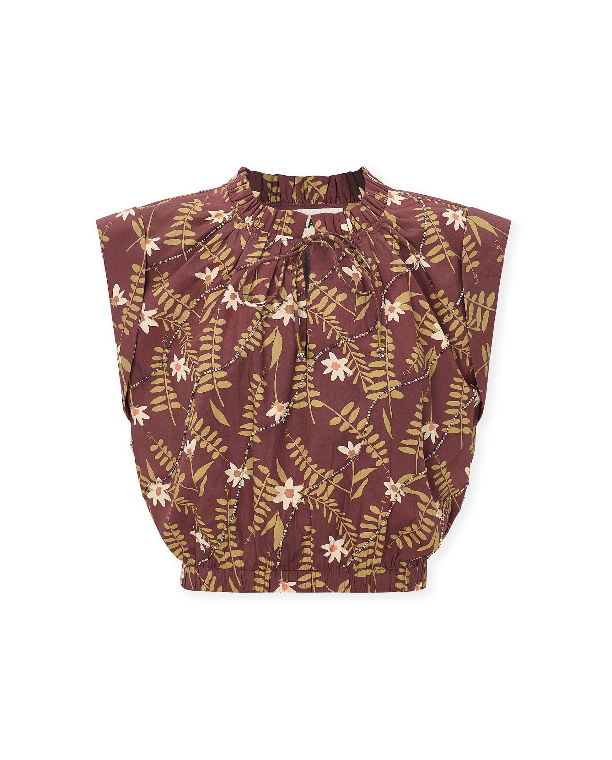 MARY | Printed Cotton Top - Image 6