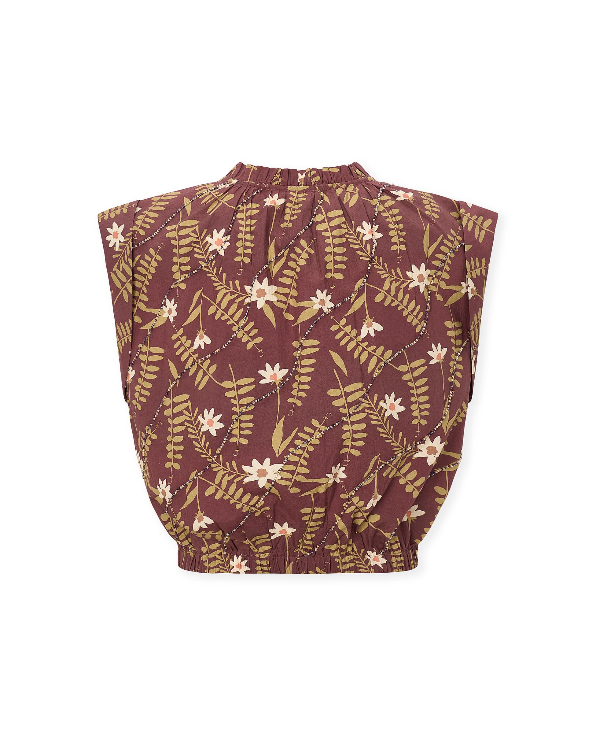 MARY | Printed Cotton Top - Image 7