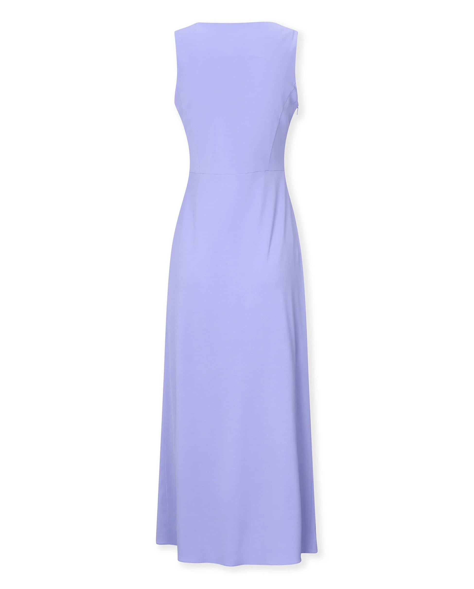 MASSIMA | Lilac Italian Fabric Long Dress - Image 5
