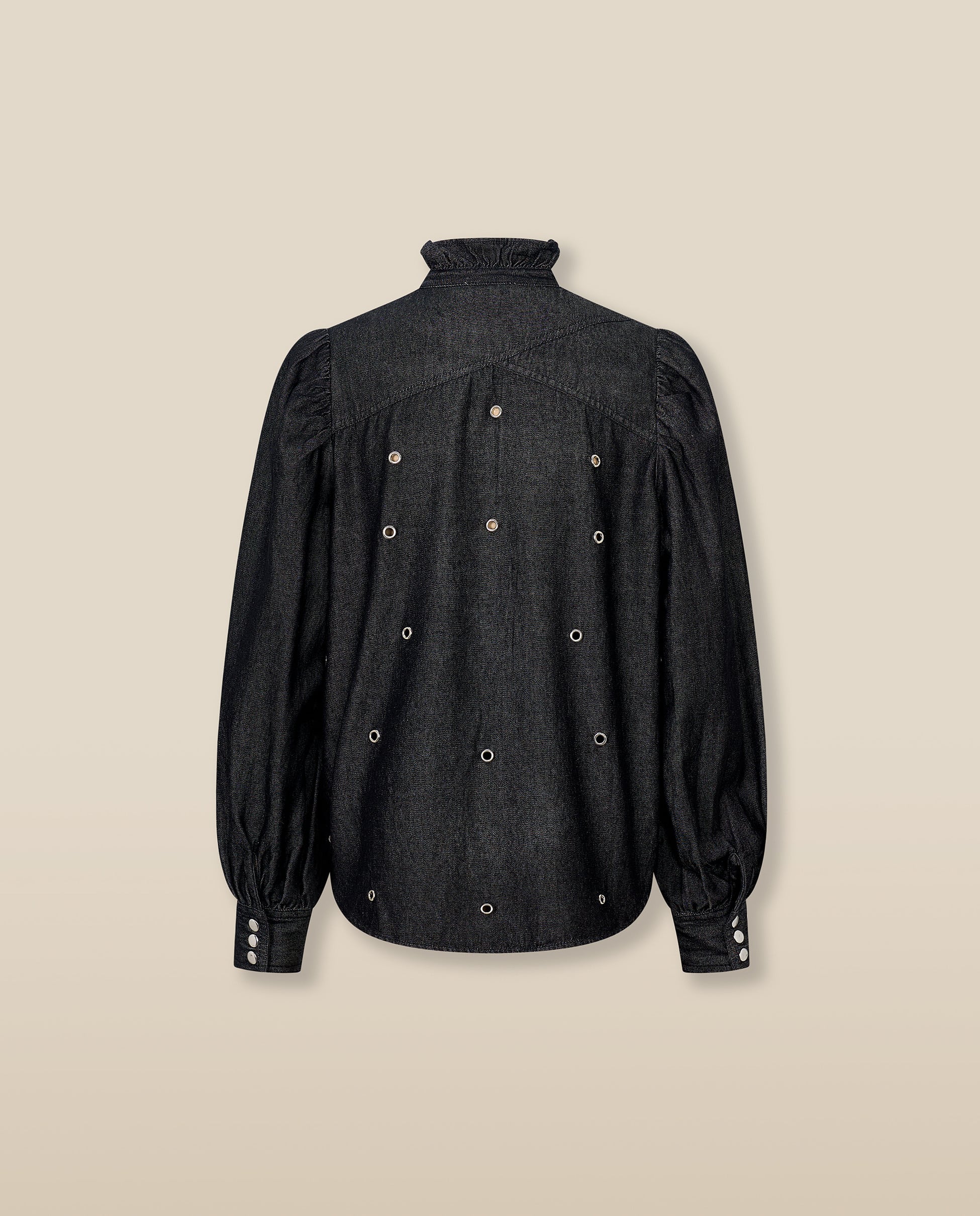 MIA | Black Cotton Eyelet Blouse - Image 6