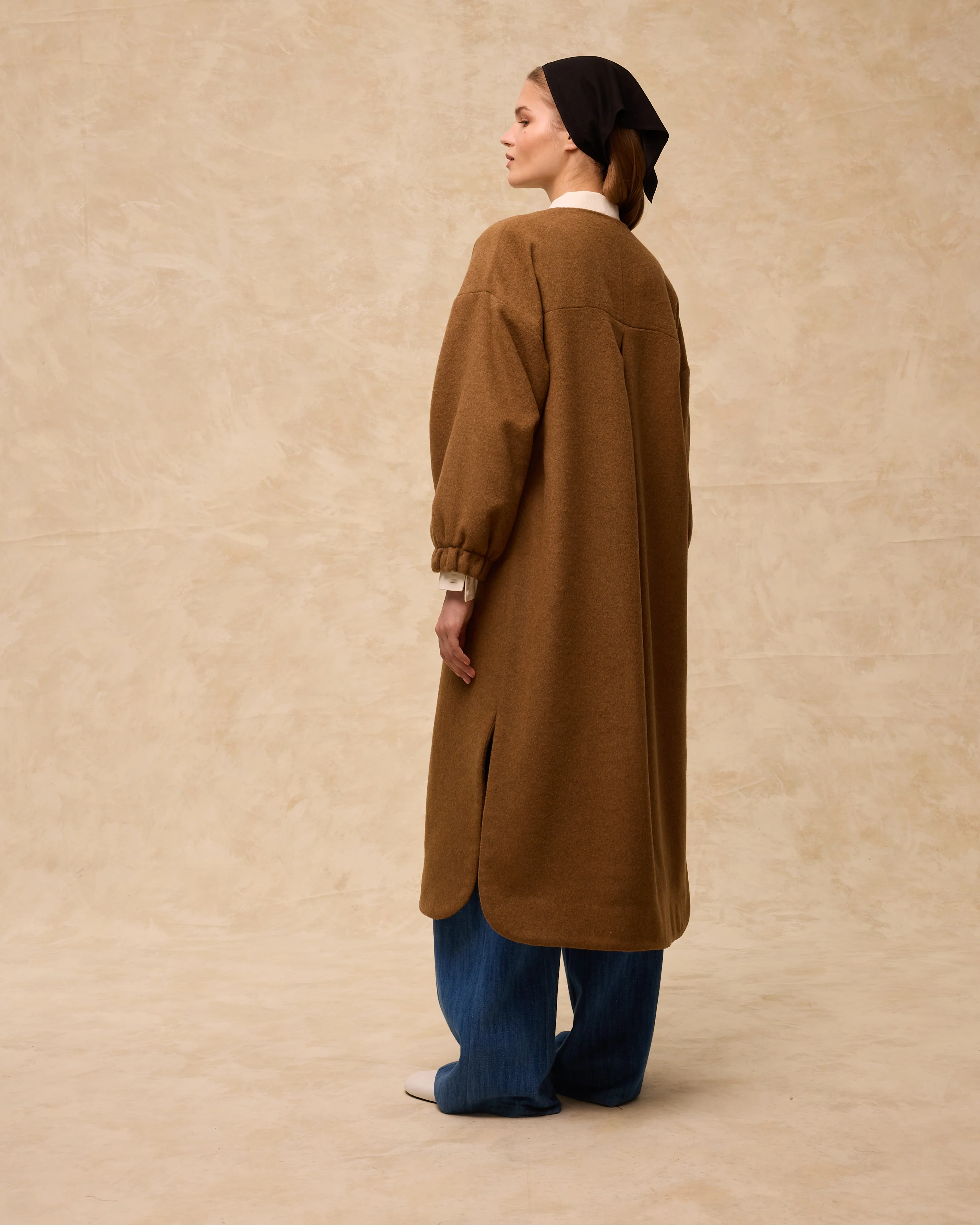 MORGANTI | Brown long coat - Image 5