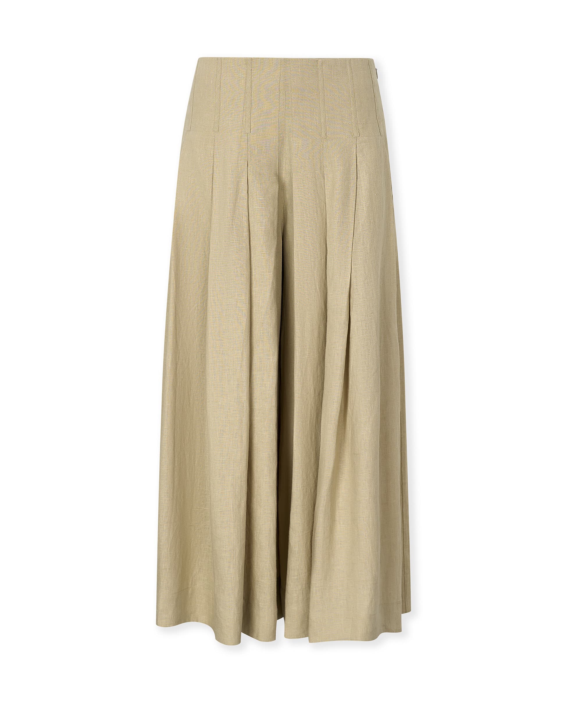 MORRIS | Ecru 100% Linen Trousers - Image 6