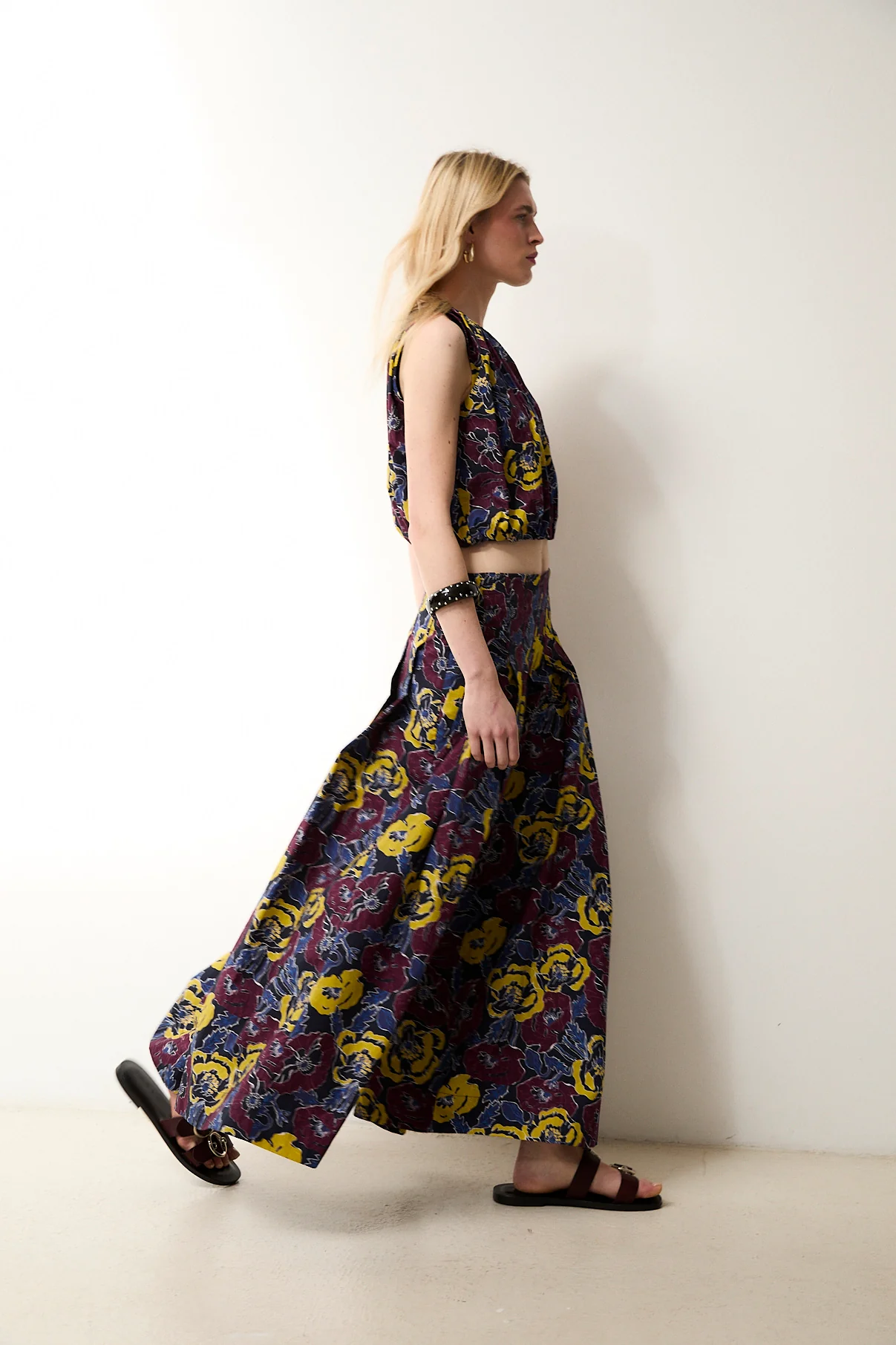MORRIS | Cotton Floral Trousers - Image 2