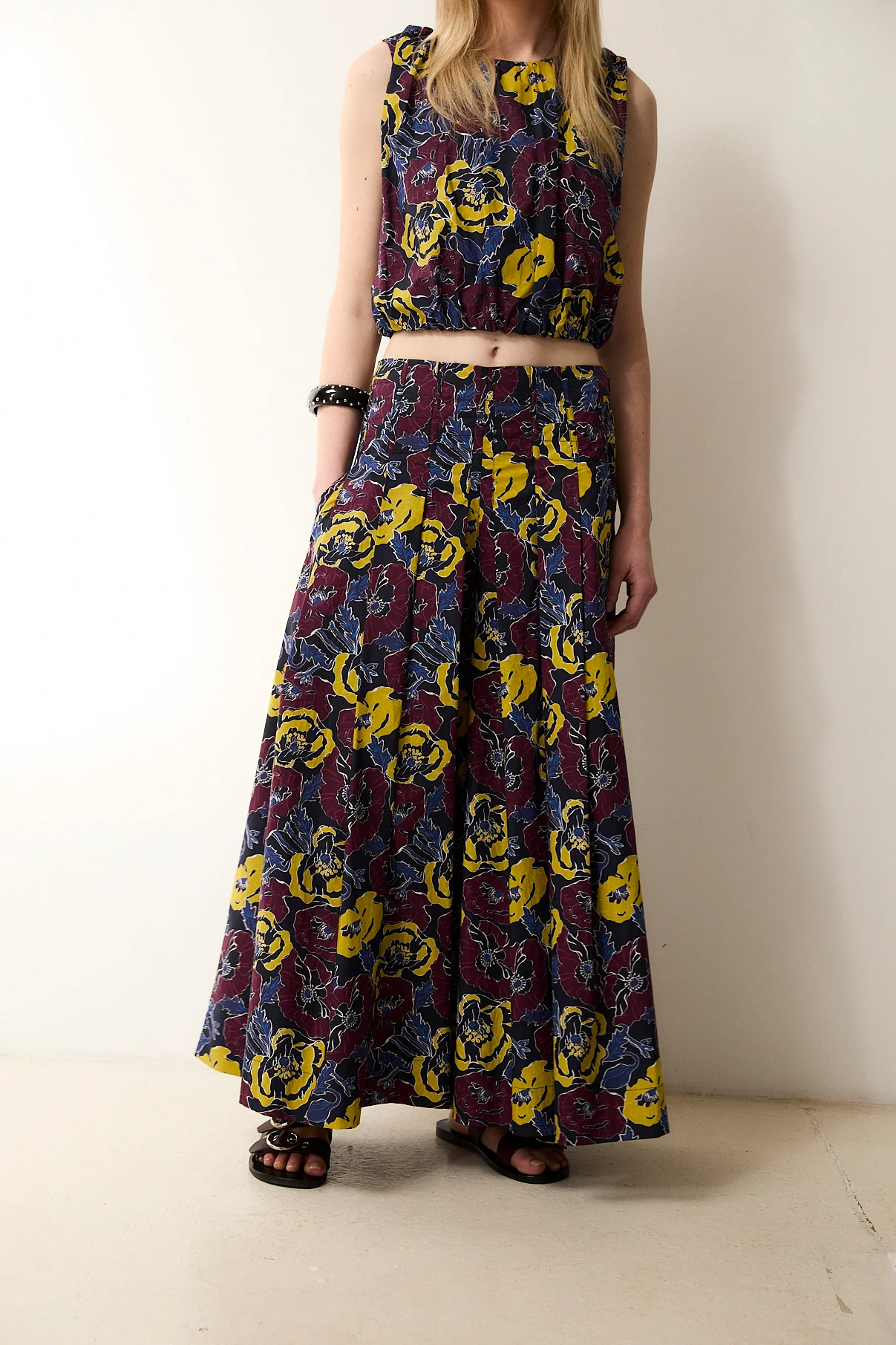 MORRIS | Cotton Floral Trousers - Image 3