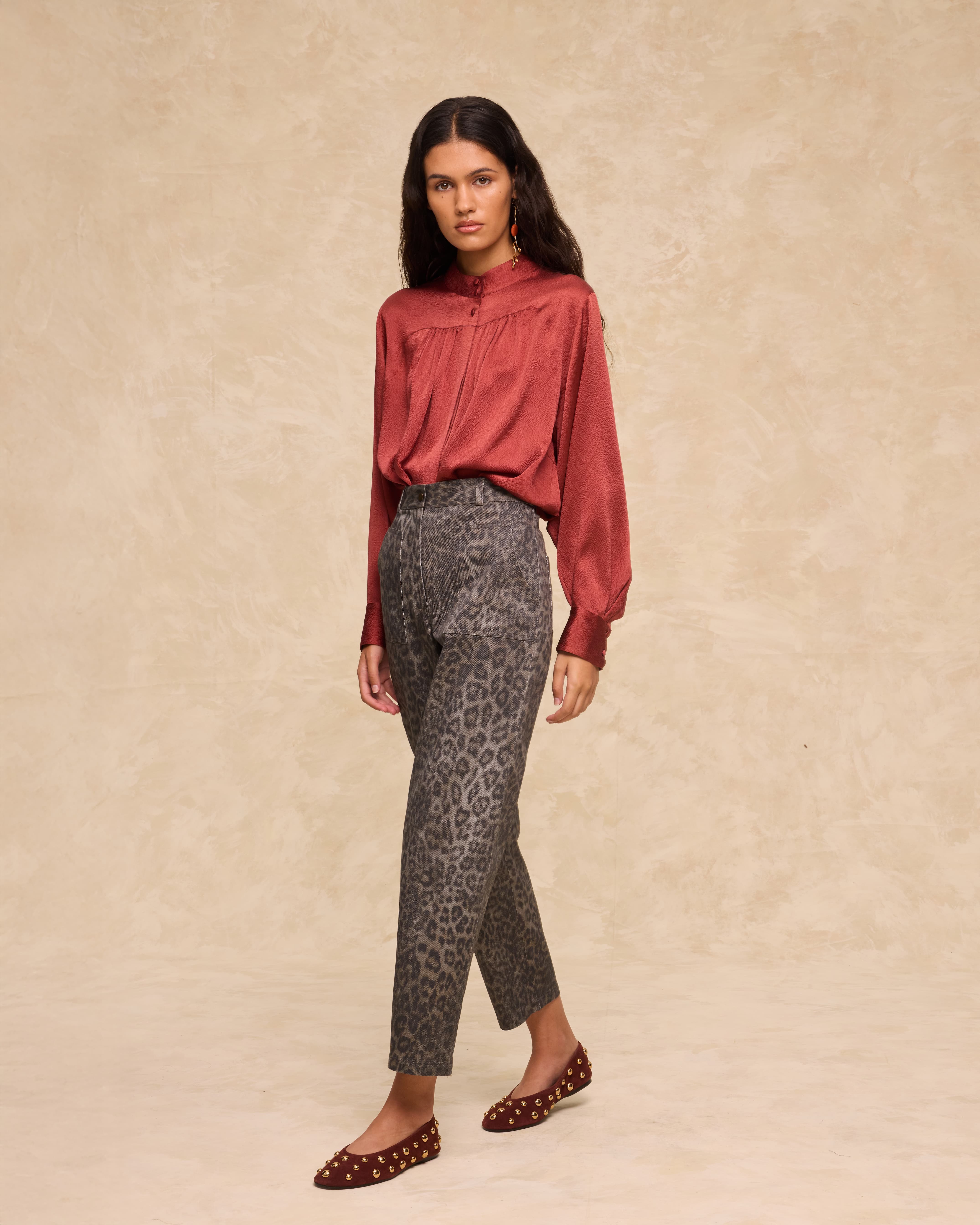 OLIVIA | Leopard Print Trousers - Image 2