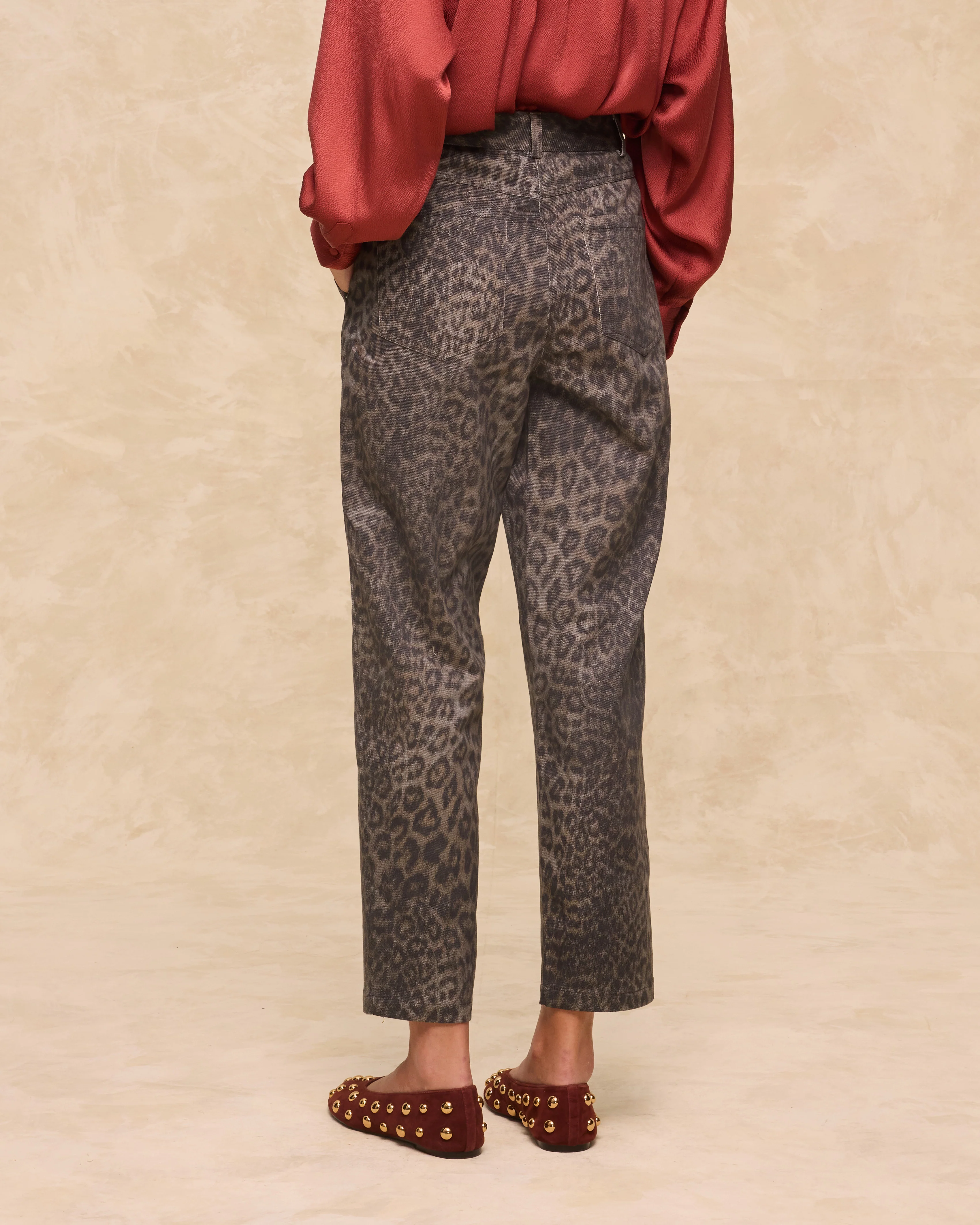 OLIVIA | Leopard Print Trousers - Image 4