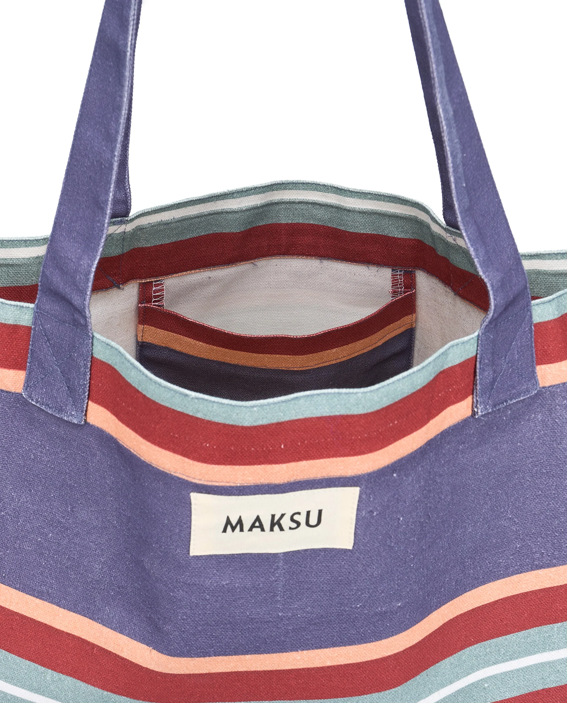 PALMI | Cotton Striped Tote Bag - Image 5