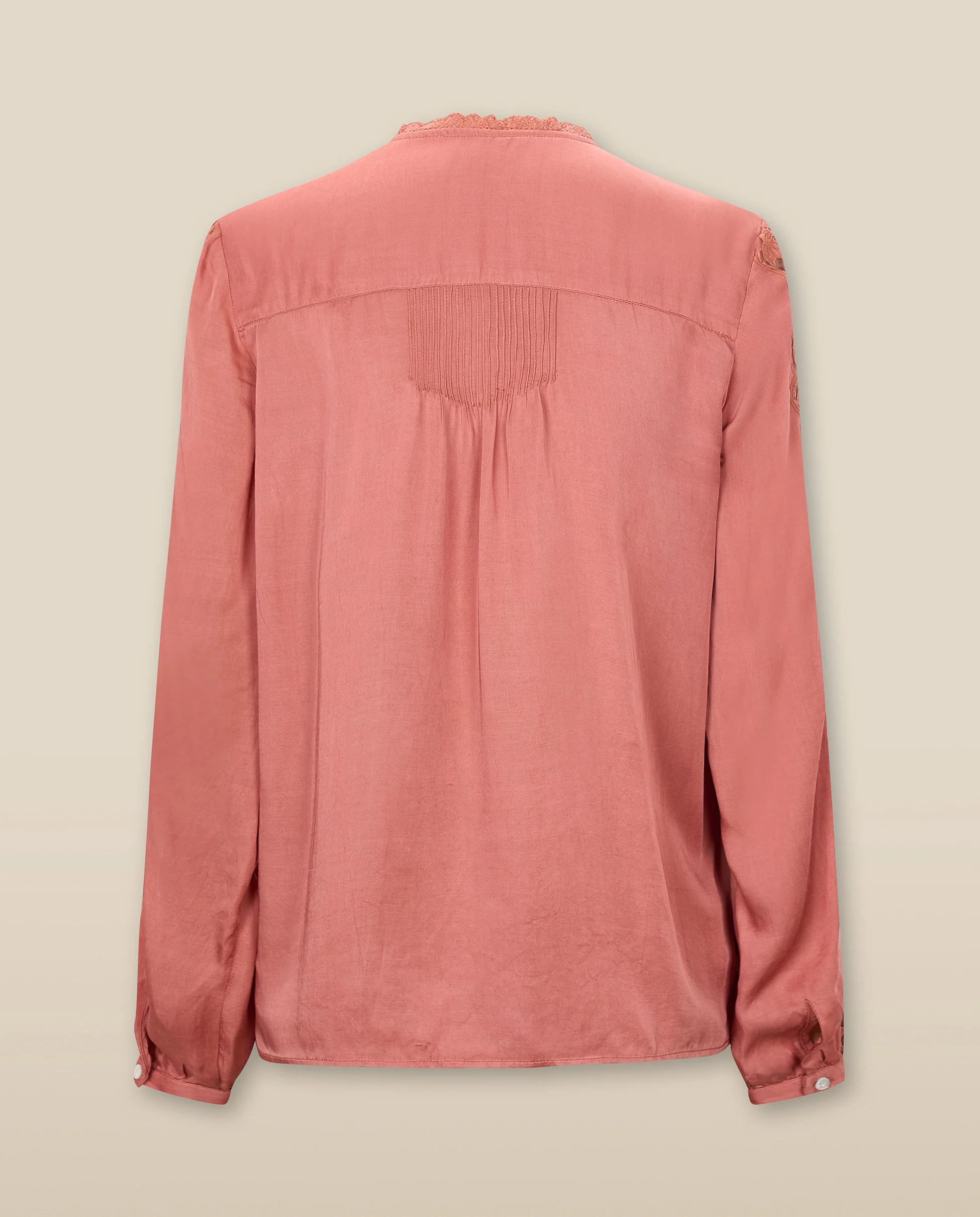 PAMPITA | Peach Pink Embroidered Blouse - Image 5