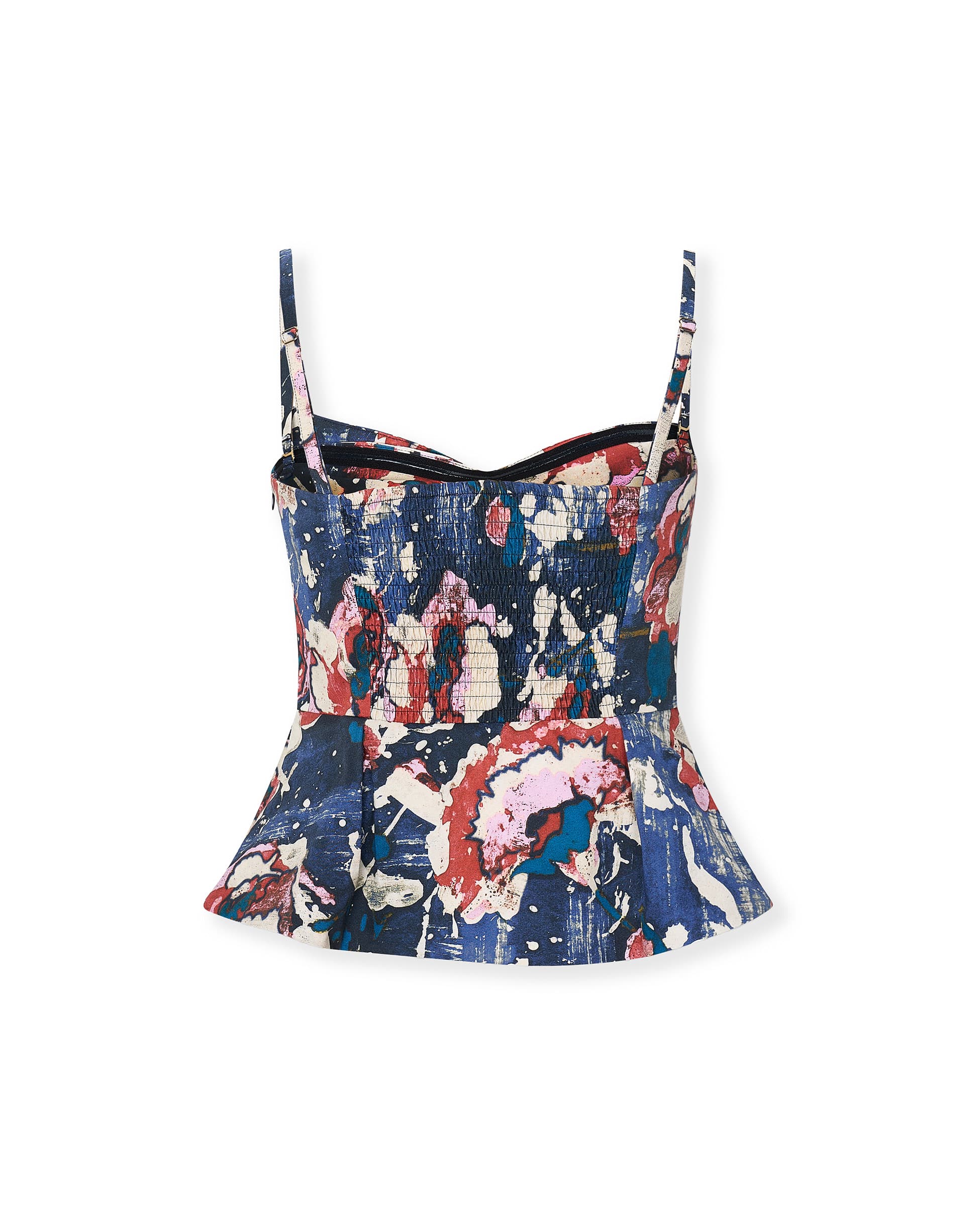 PETAL HAZE | Blue Italian Cotton Top - Image 6
