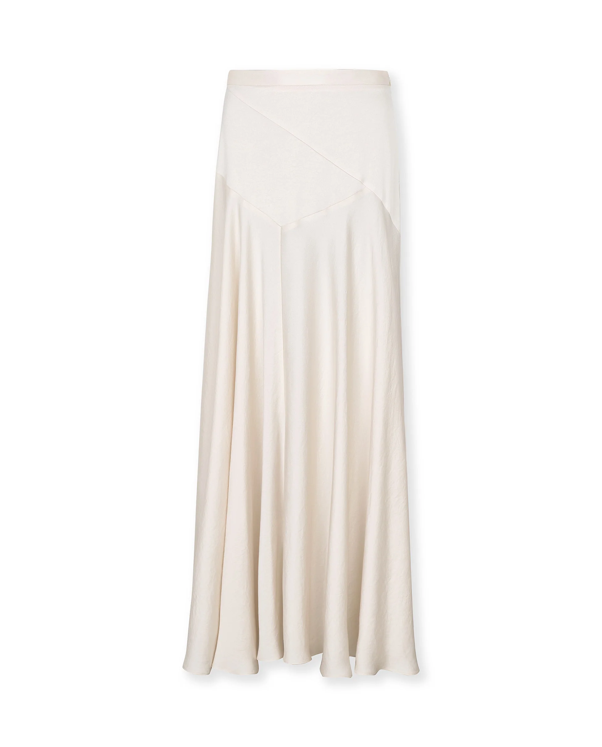 PLISSÉ | Ecru Fluid Maxi Skirt - Image 6