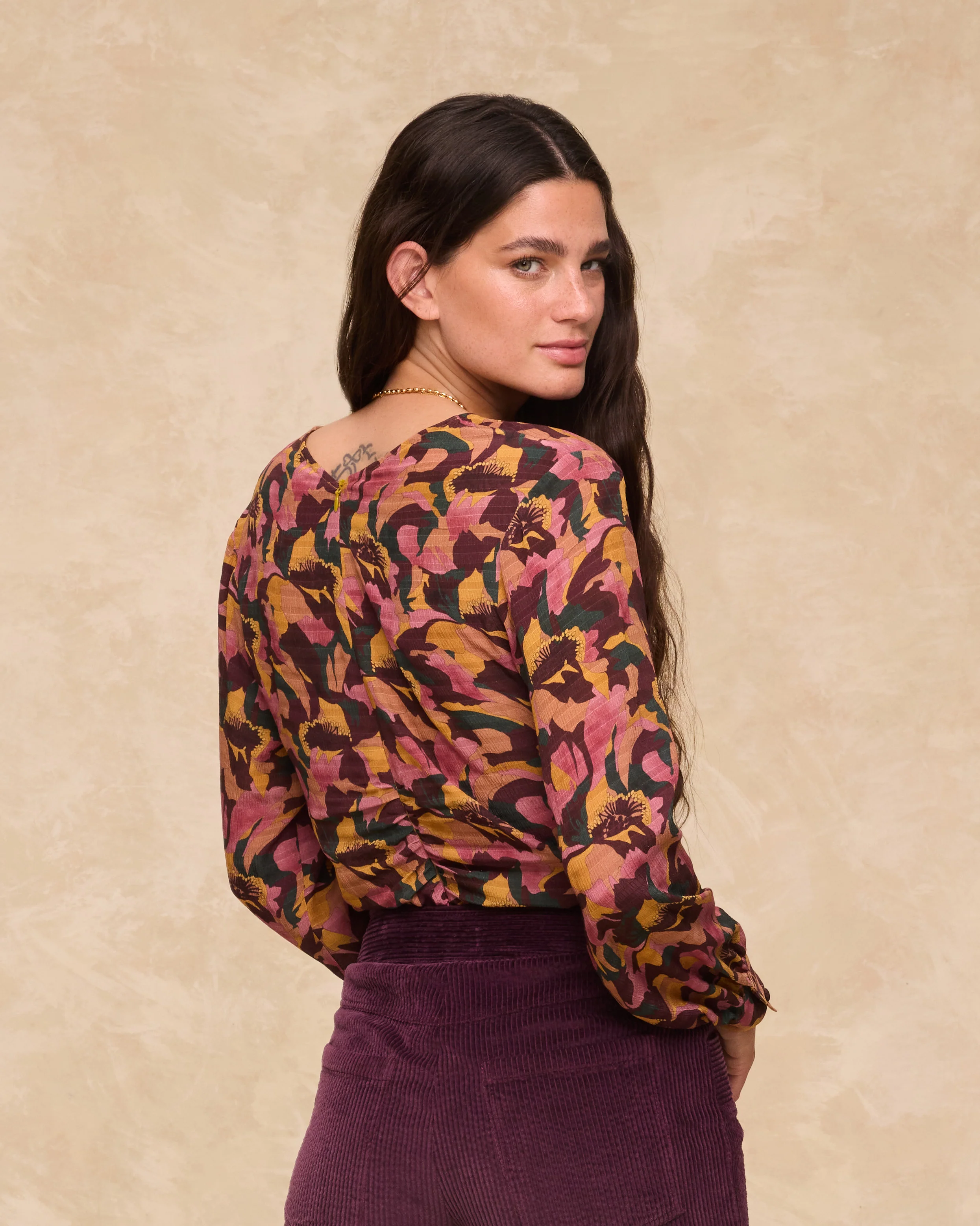SAACHI | Multi Floral Print Blouse - Image 3
