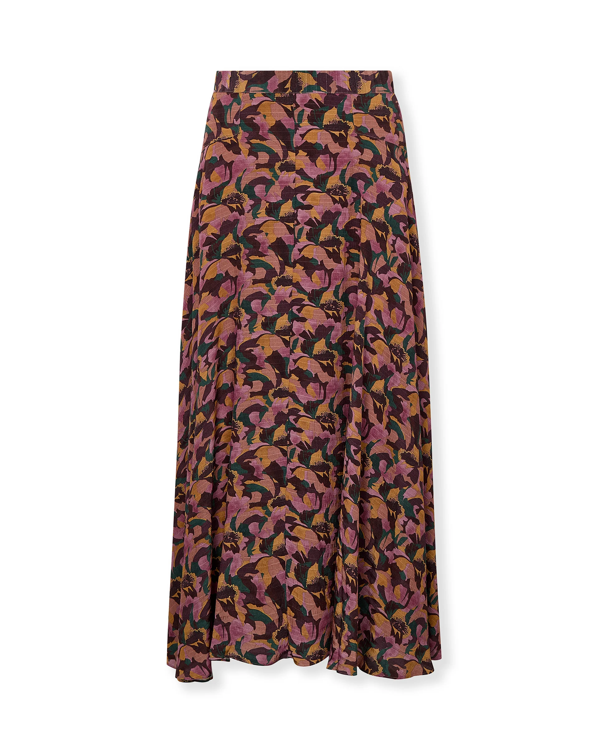 SAACHI | Multi Floral Print Midi Skirt - Image 5