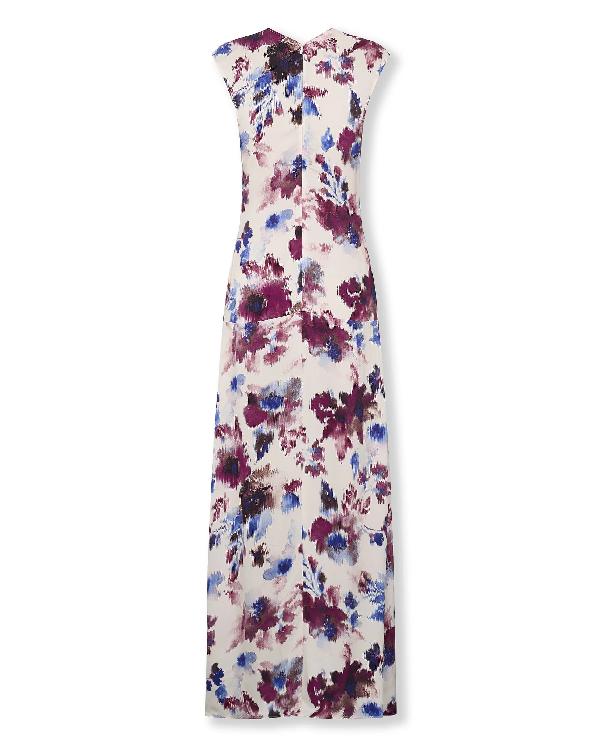 SAACHI | Purple Abstract Floral Maxi Dress - Image 7
