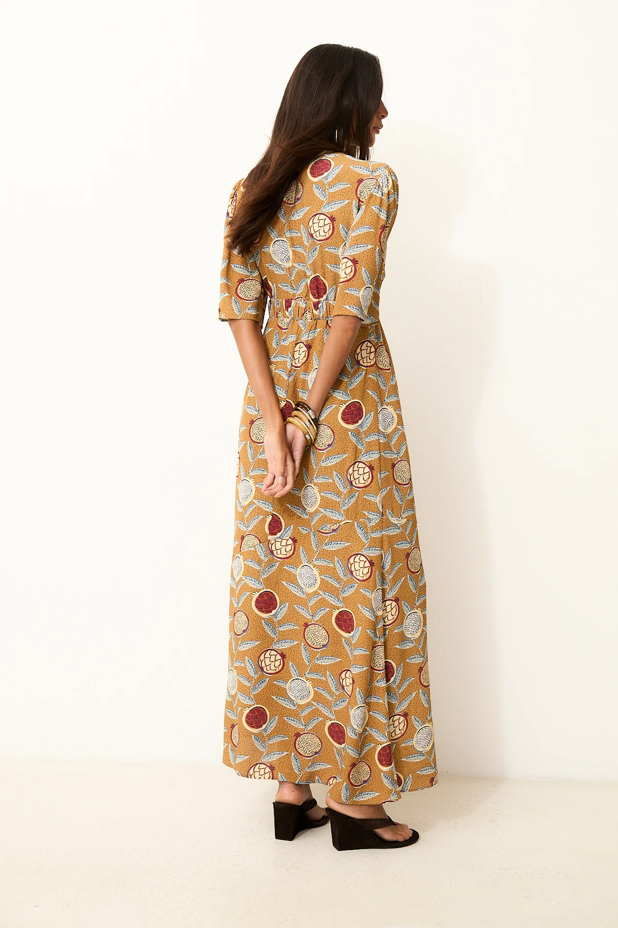SAGEBRUSH | Mustard Long Dress - Image 3