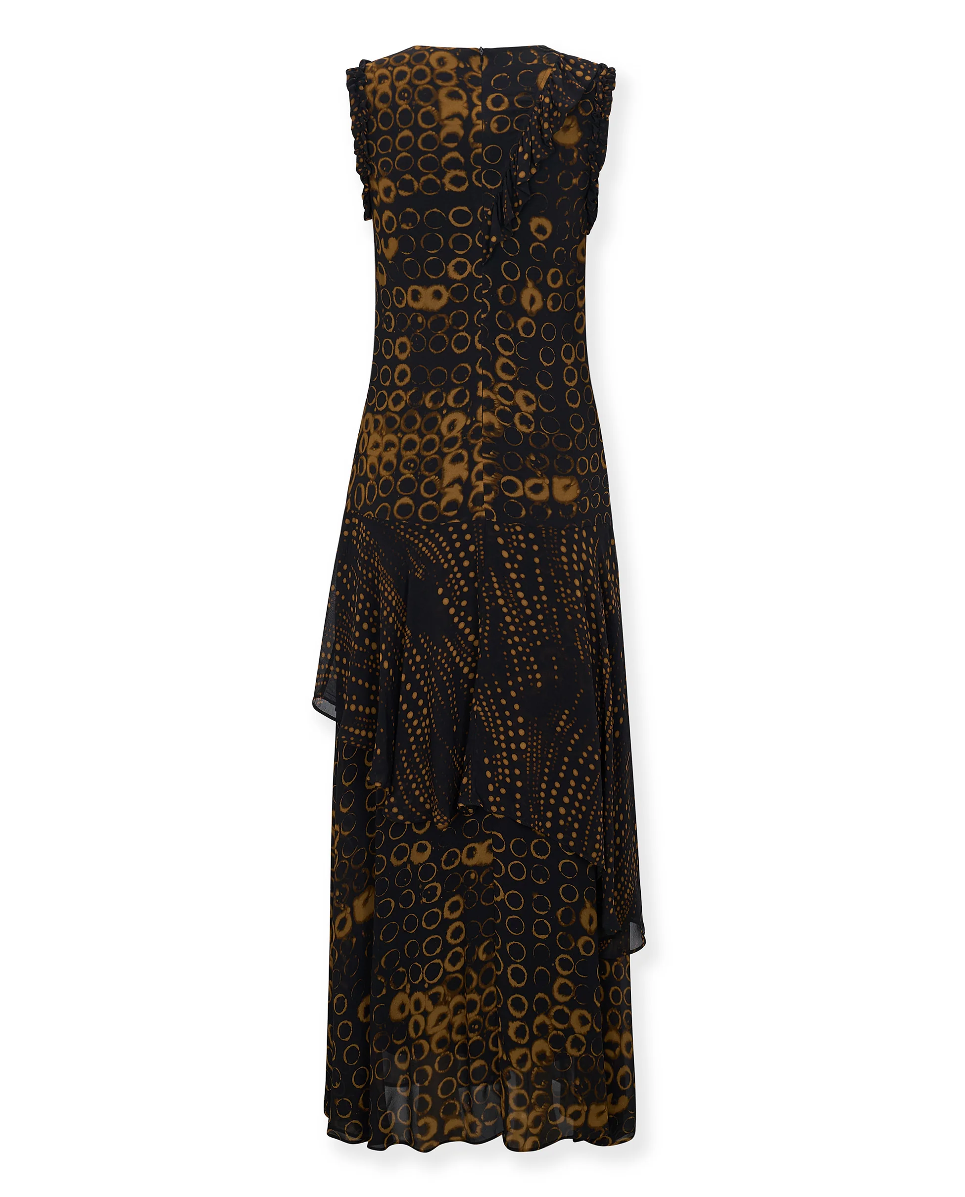 SAGEBRUSH | Black Printed Dress in Italian Fabric - Image 7